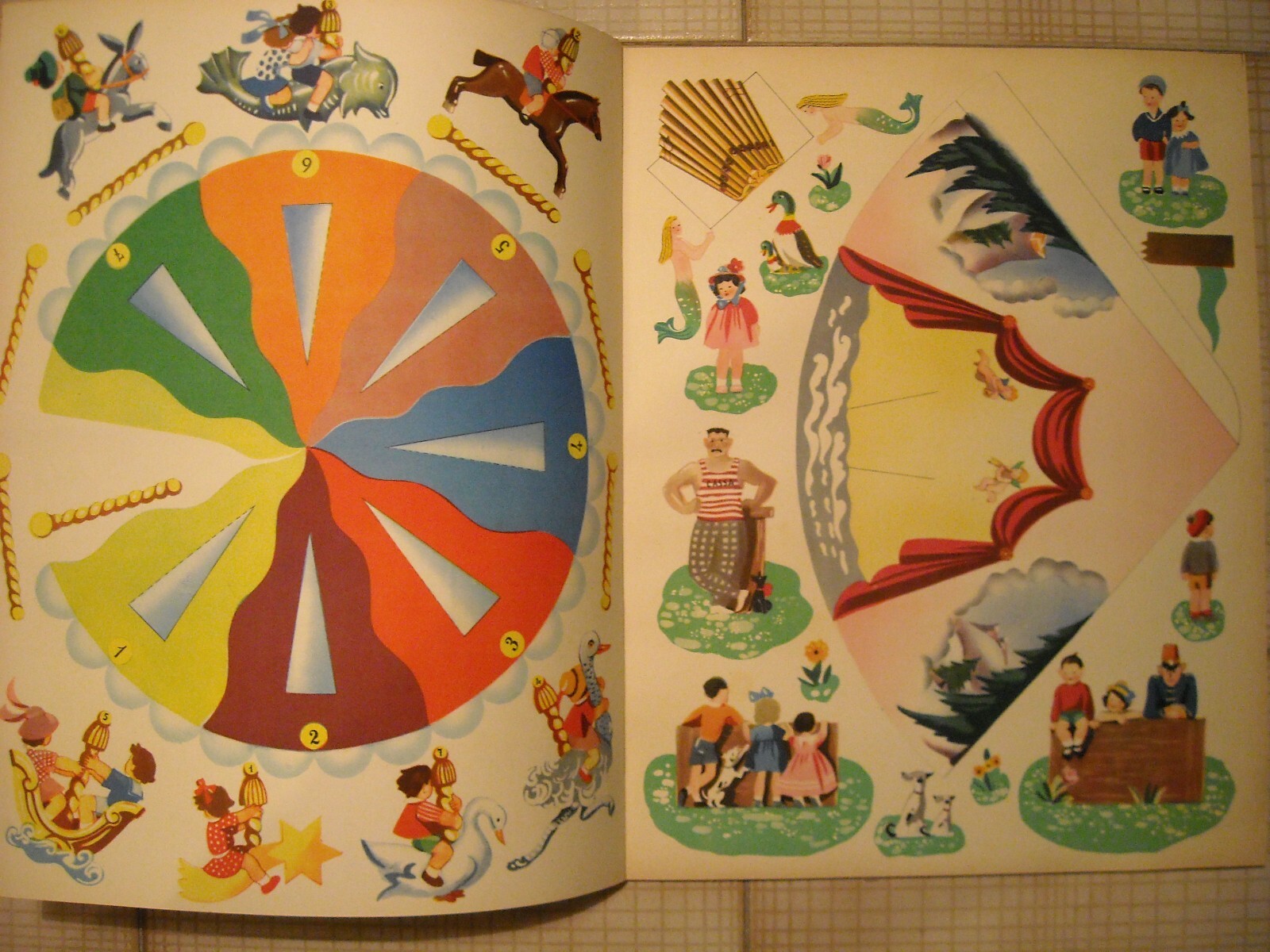 Edina Altara: Il Libro Giocattoli. Milano, Hoepli, 1945. Giochi E Costruzioni