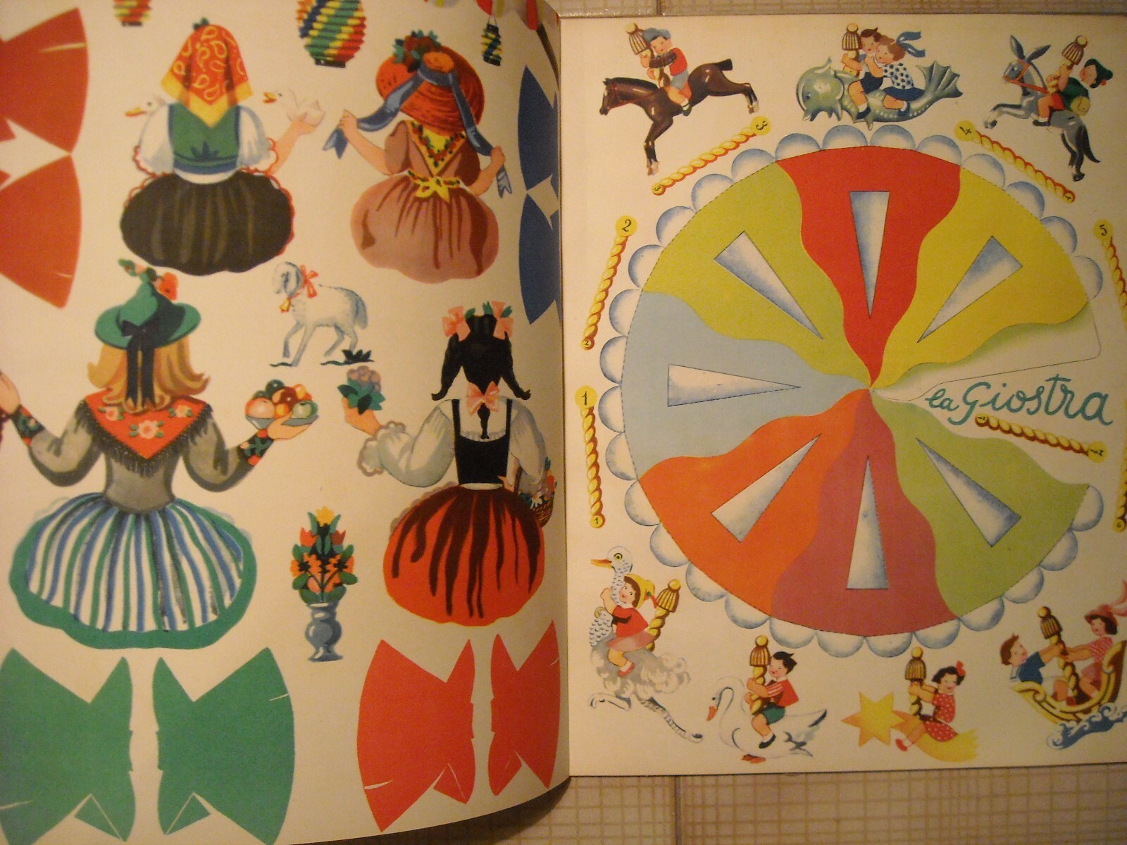Edina Altara: Il Libro Giocattoli. Milano, Hoepli, 1945. Giochi E Costruzioni