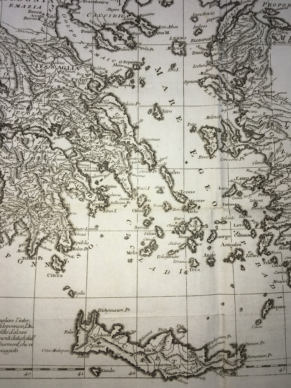 Grecia Antica: Cartografia Del Geografo d'Anville