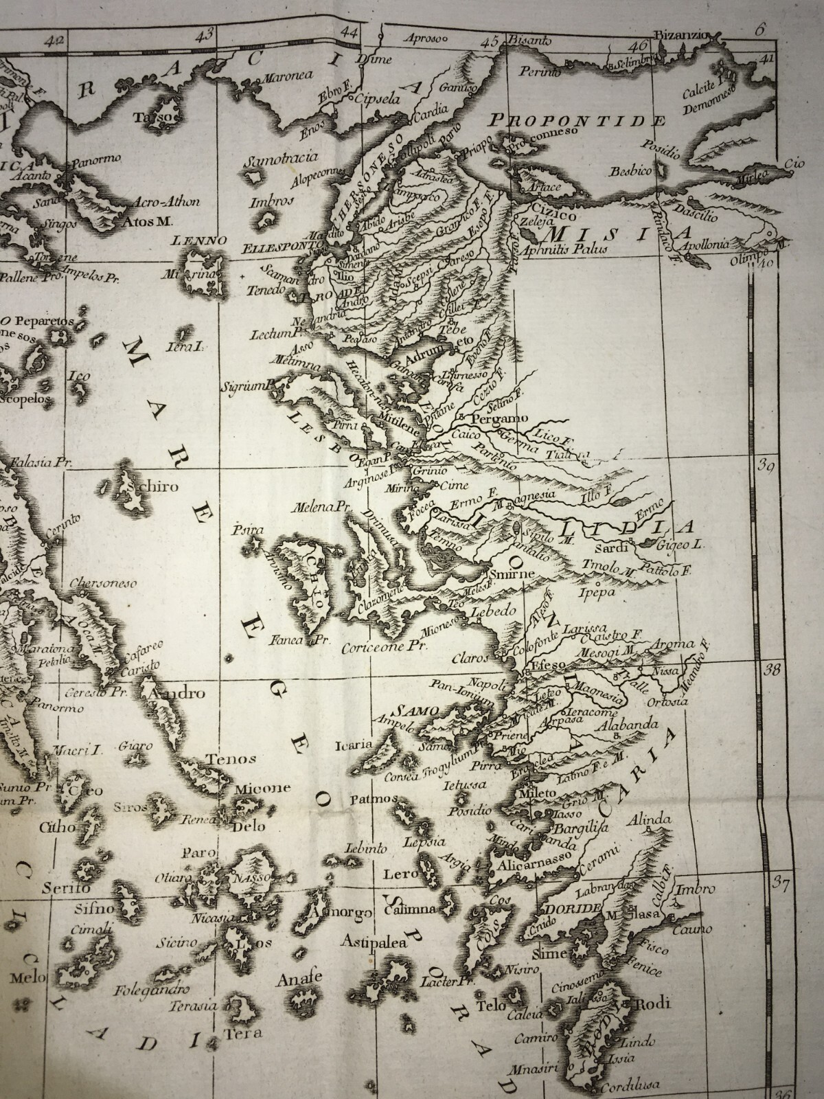 Grecia Antica: Cartografia Del Geografo d'Anville