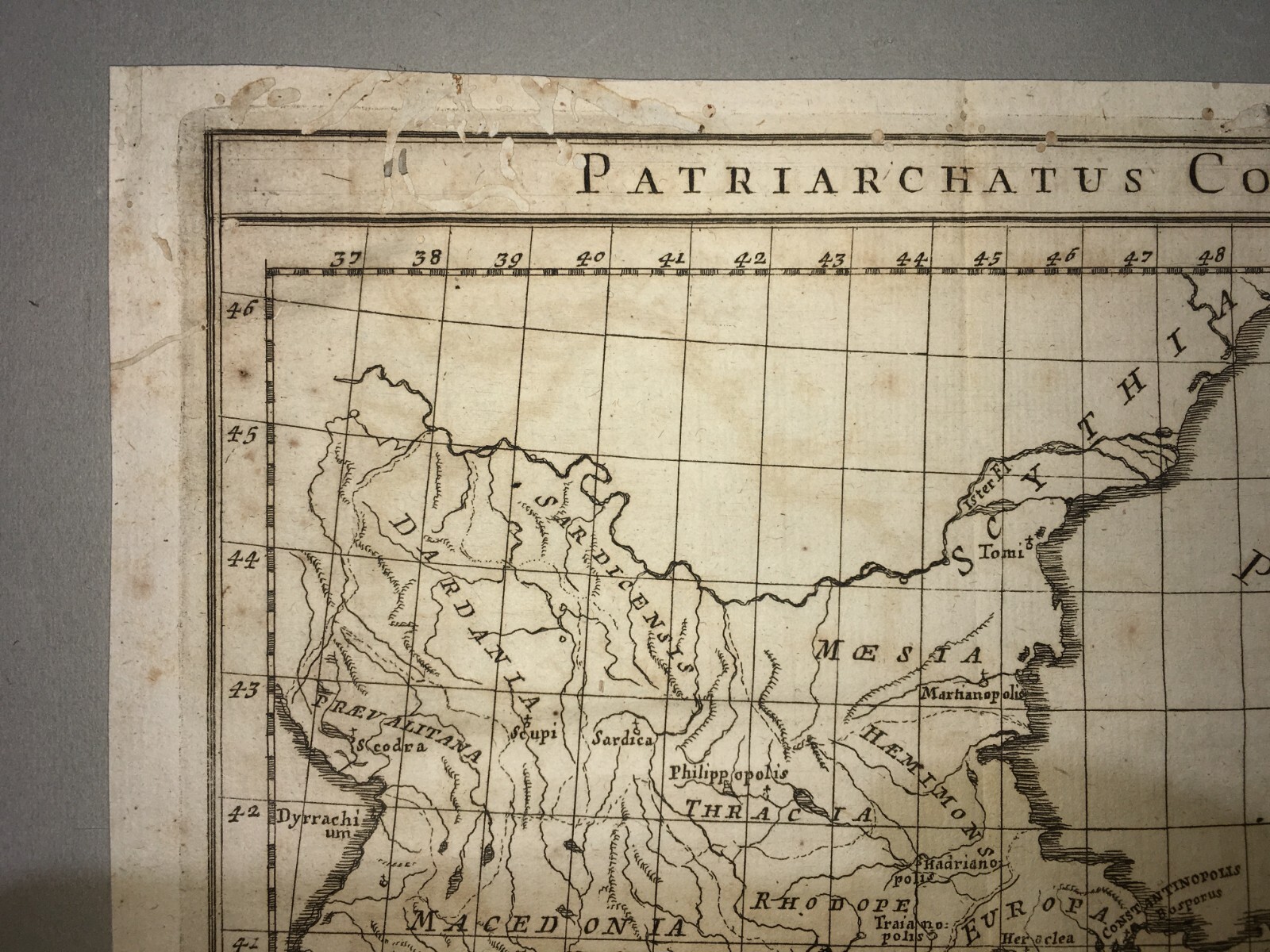 Patriarcato Di Costantinopoli, Grecia, Rodi, Creta E Cipro. Antica Cartografia