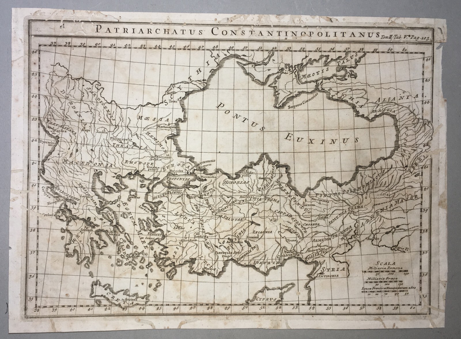 Patriarcato Di Costantinopoli, Grecia, Rodi, Creta E Cipro. Antica Cartografia