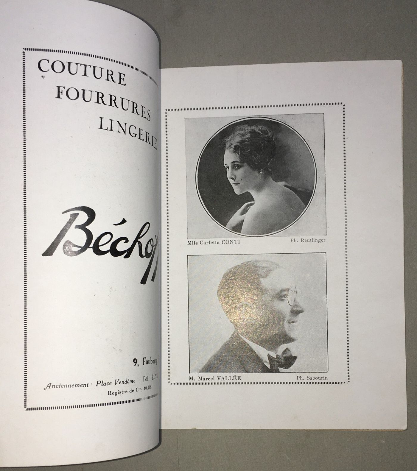 Teatro In Francia: Libretto Dell'Athénée Con Copertina Di Paul Heuzé