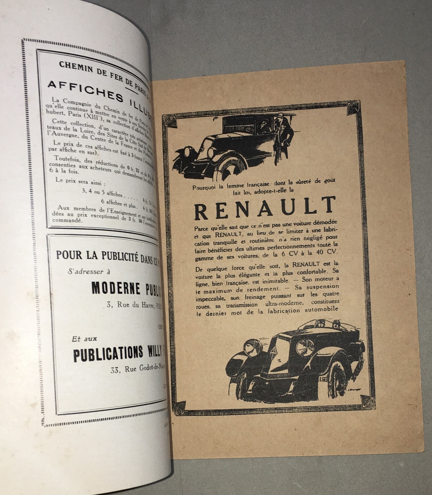 Teatro In Francia: Libretto Dell'Athénée Con Copertina Di Paul Heuzé