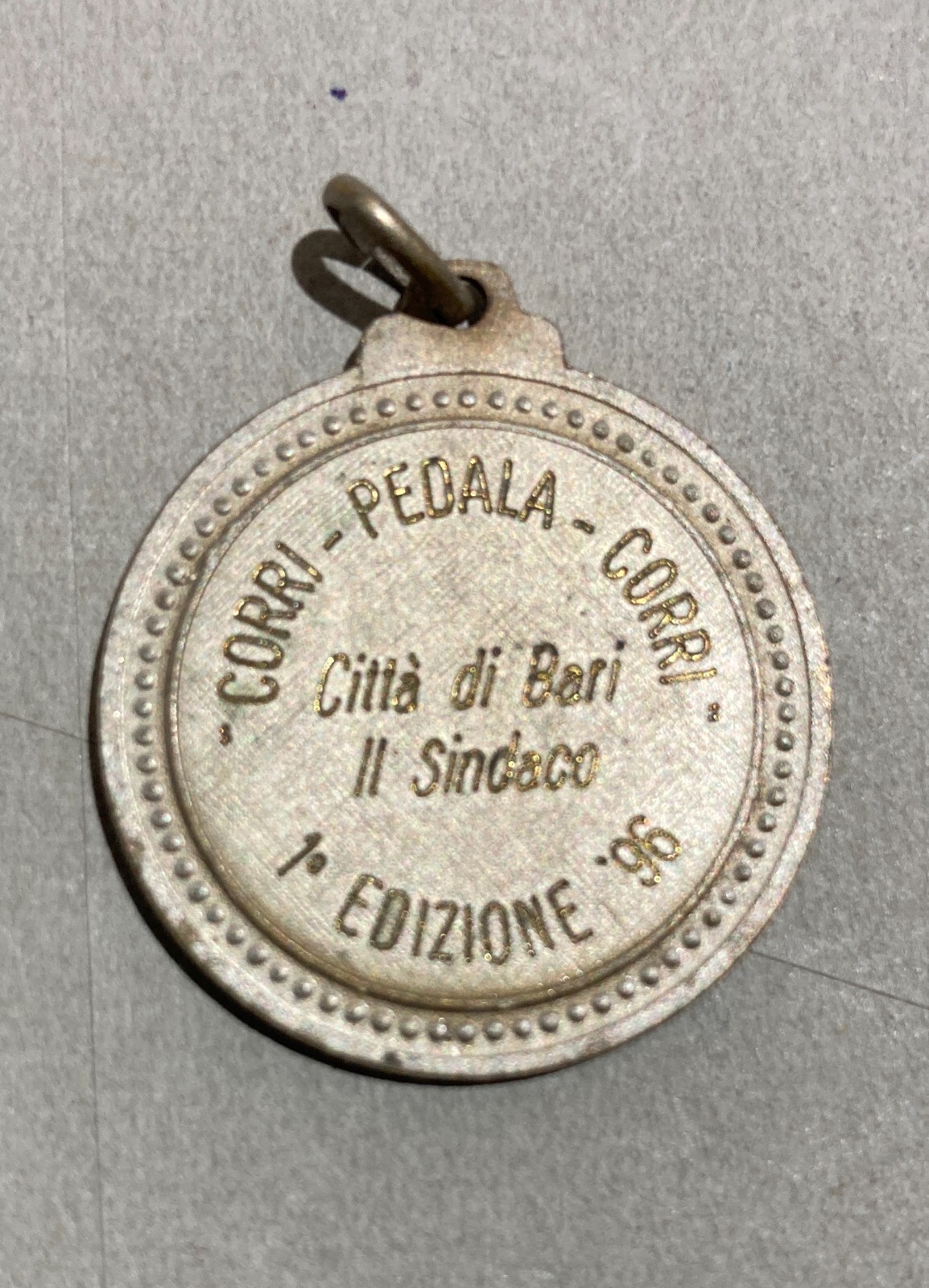 Puglia, Bari: Medaglia Sportiva "Corri   Pedala   Corri", 1996