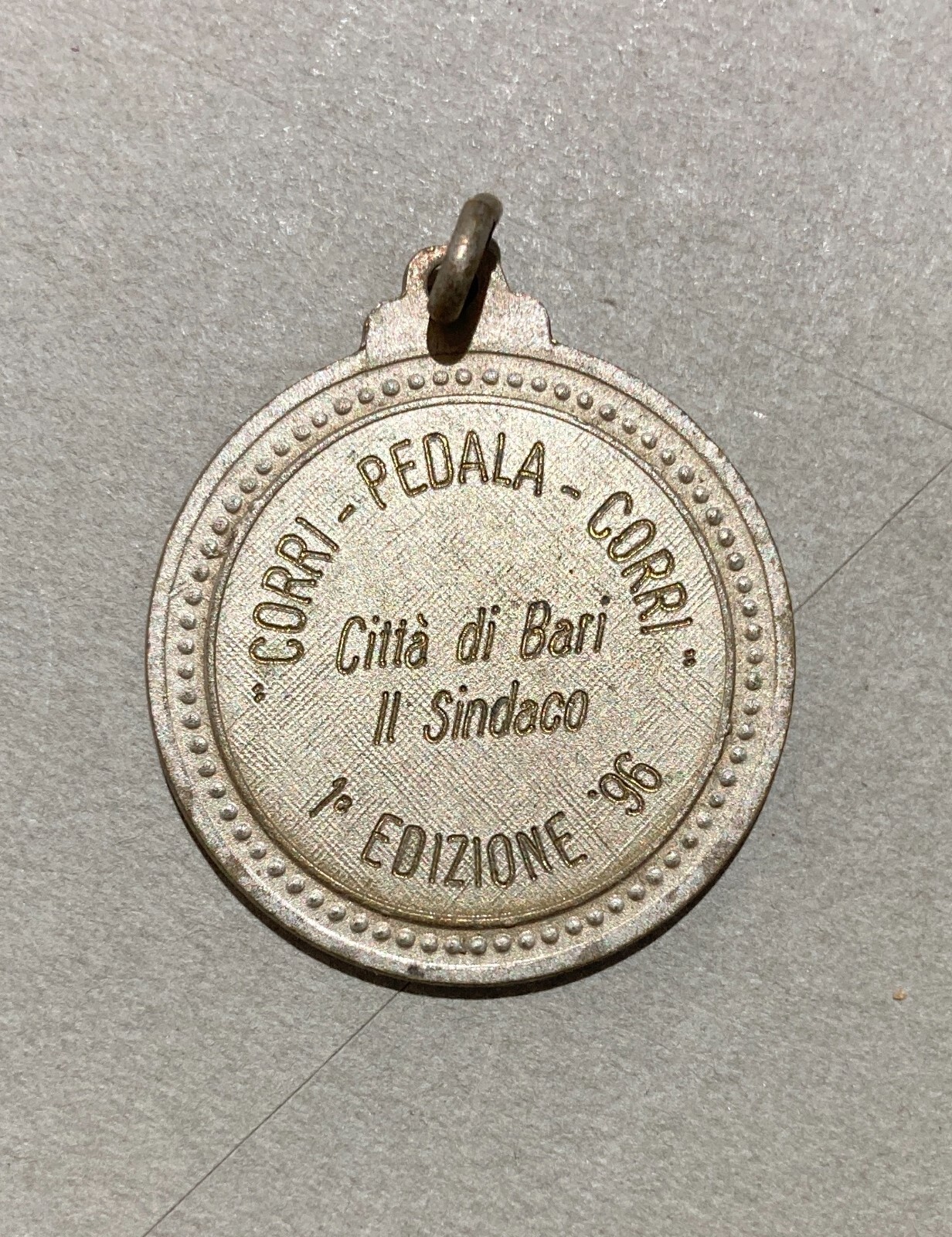 Puglia, Bari: Medaglia Sportiva "Corri   Pedala   Corri", 1996