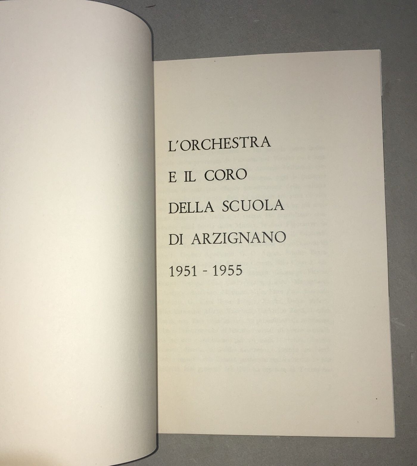Vicenza   Musica   La Scuola Di Arzignano   Orchestra E Coro   Illustrato d'Epoca   1955