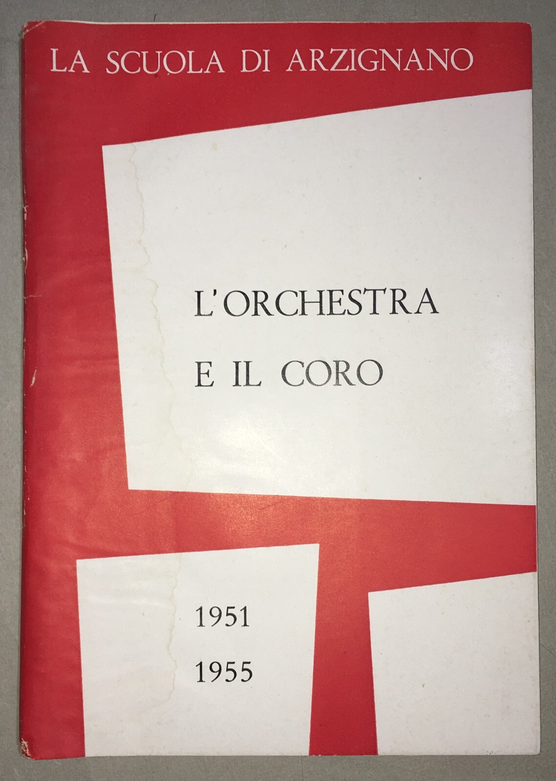 Vicenza   Musica   La Scuola Di Arzignano   Orchestra E Coro   Illustrato d'Epoca   1955