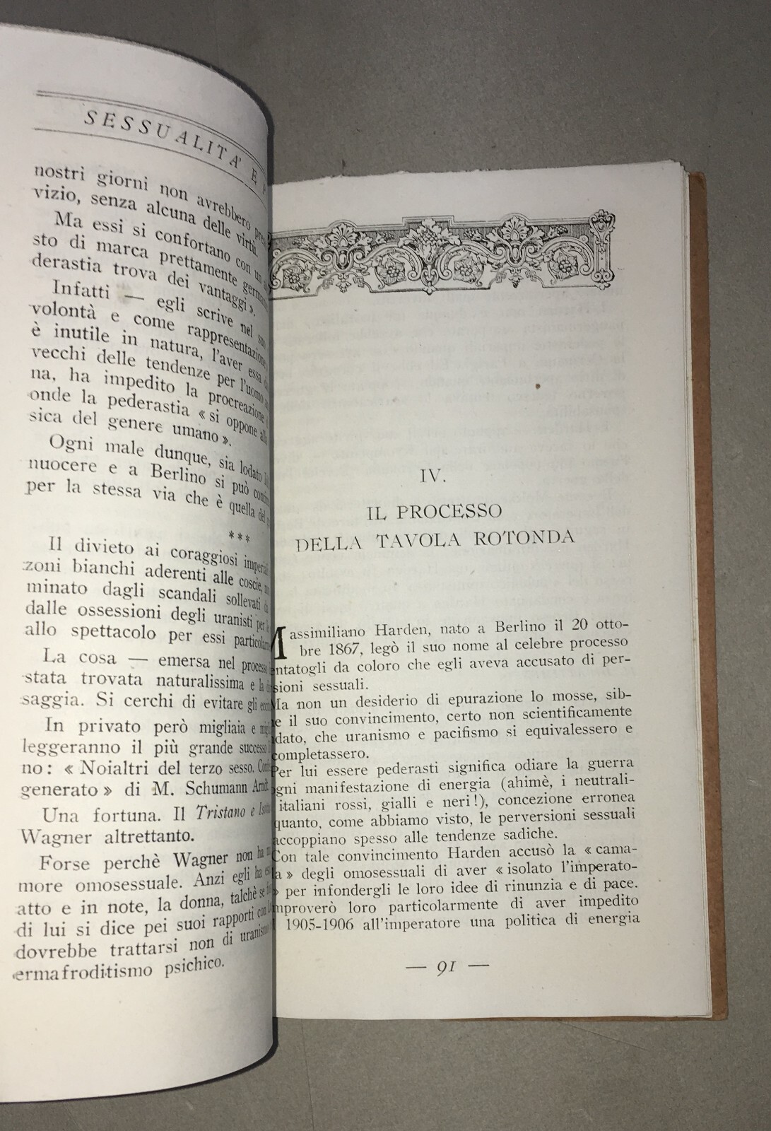Sessualità E Politica Della Germania Imperiale. Edizione Di Guido Podrecca