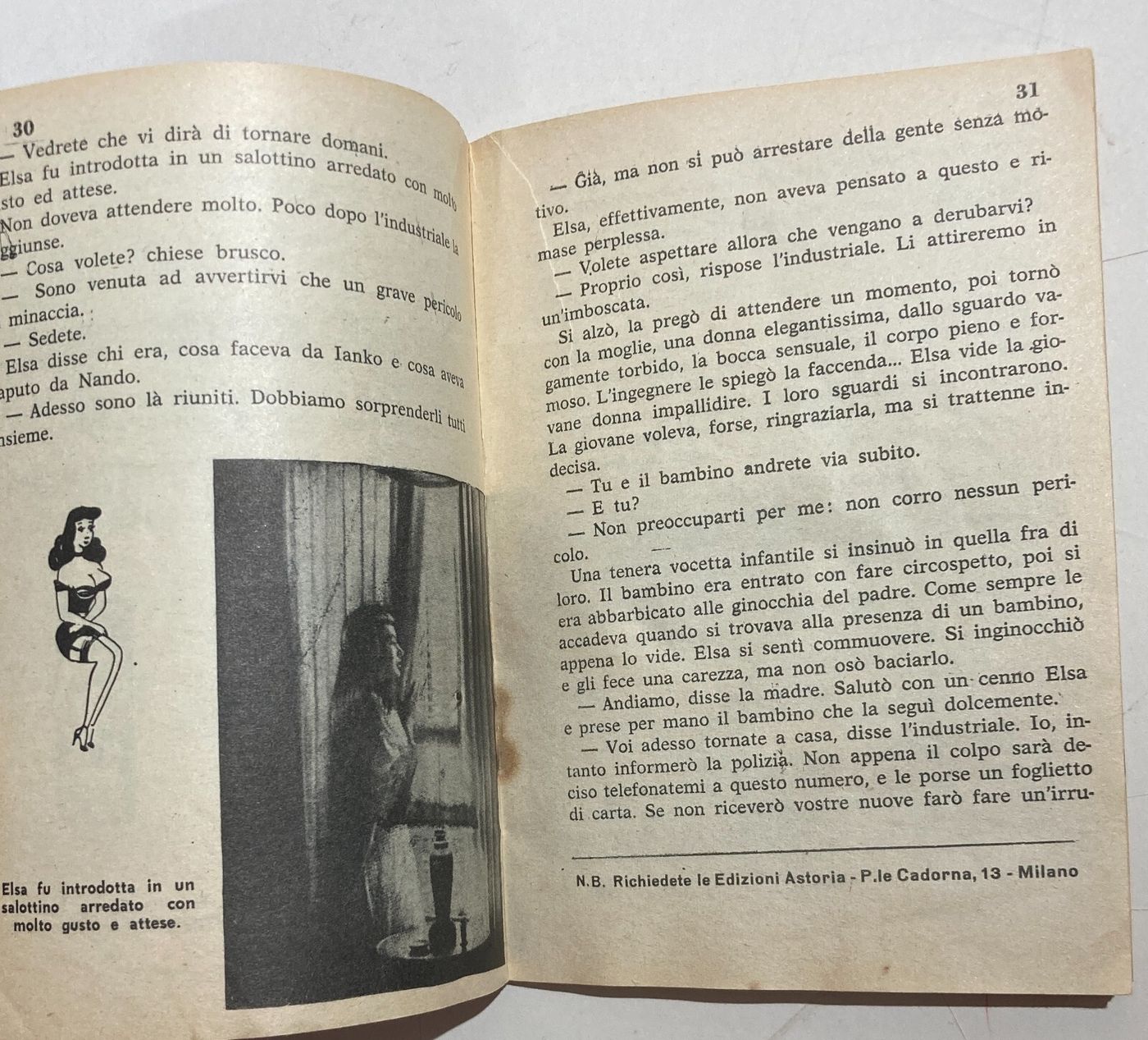 Prostituzione, Milano, Elsa Lavier, Malavita, Edizione d'Epoca Illustrata, 1961