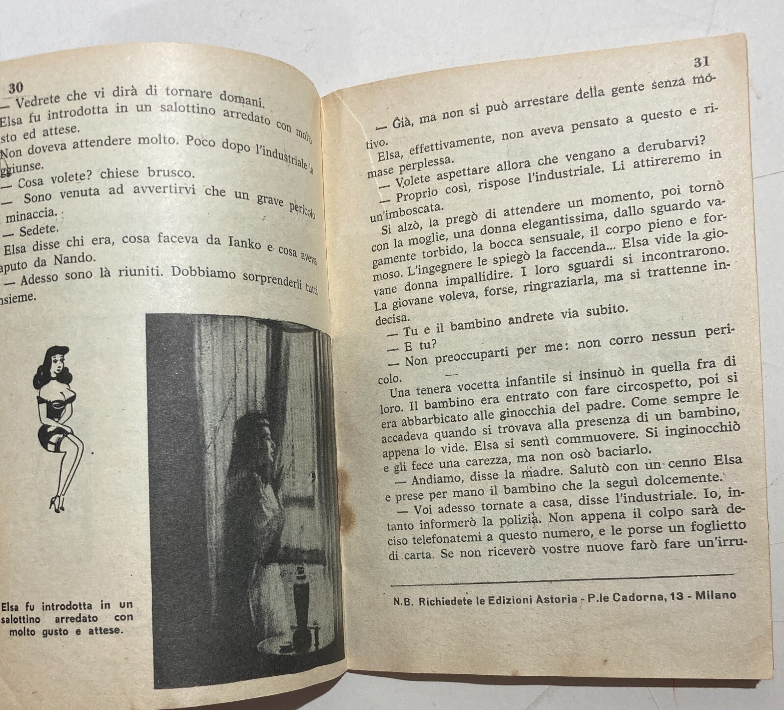 Prostituzione, Milano, Elsa Lavier, Malavita, Edizione d'Epoca Illustrata, 1961