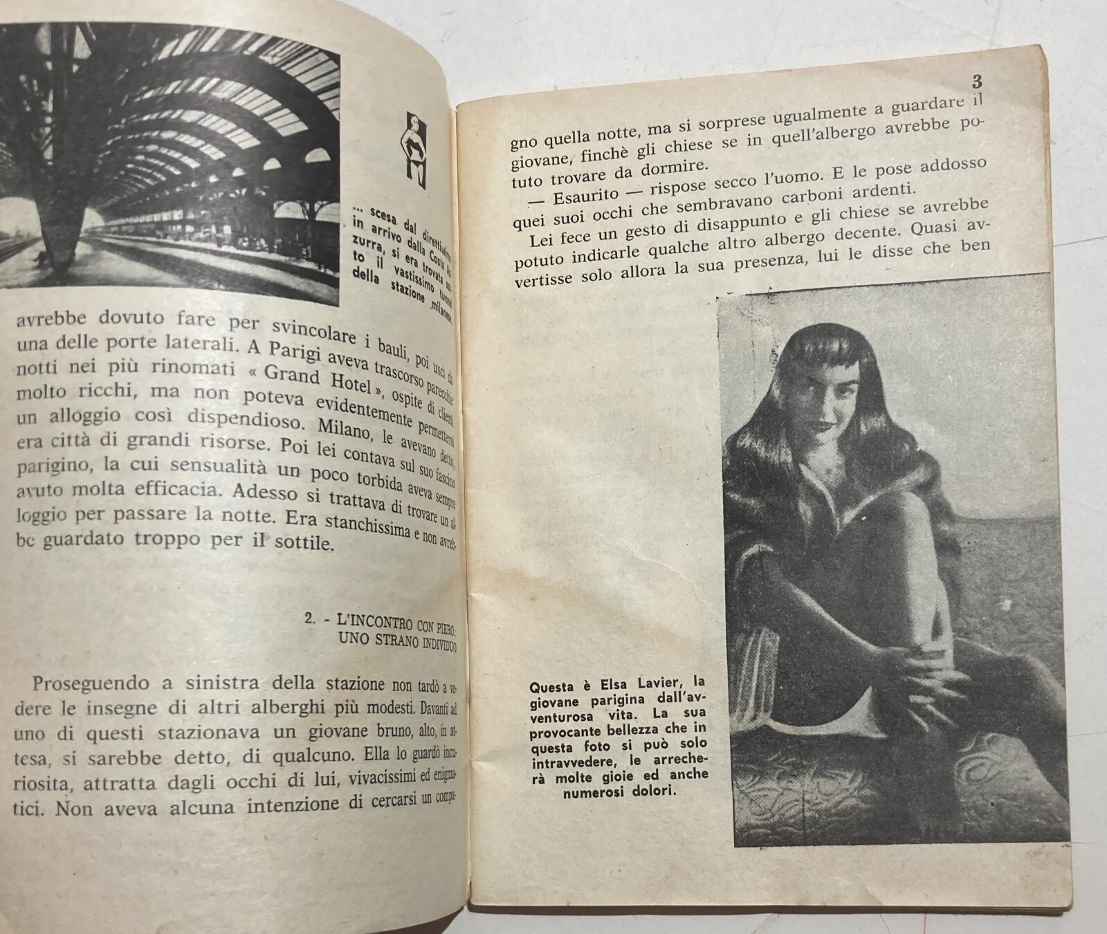 Prostituzione, Milano, Elsa Lavier, Malavita, Edizione d'Epoca Illustrata, 1961