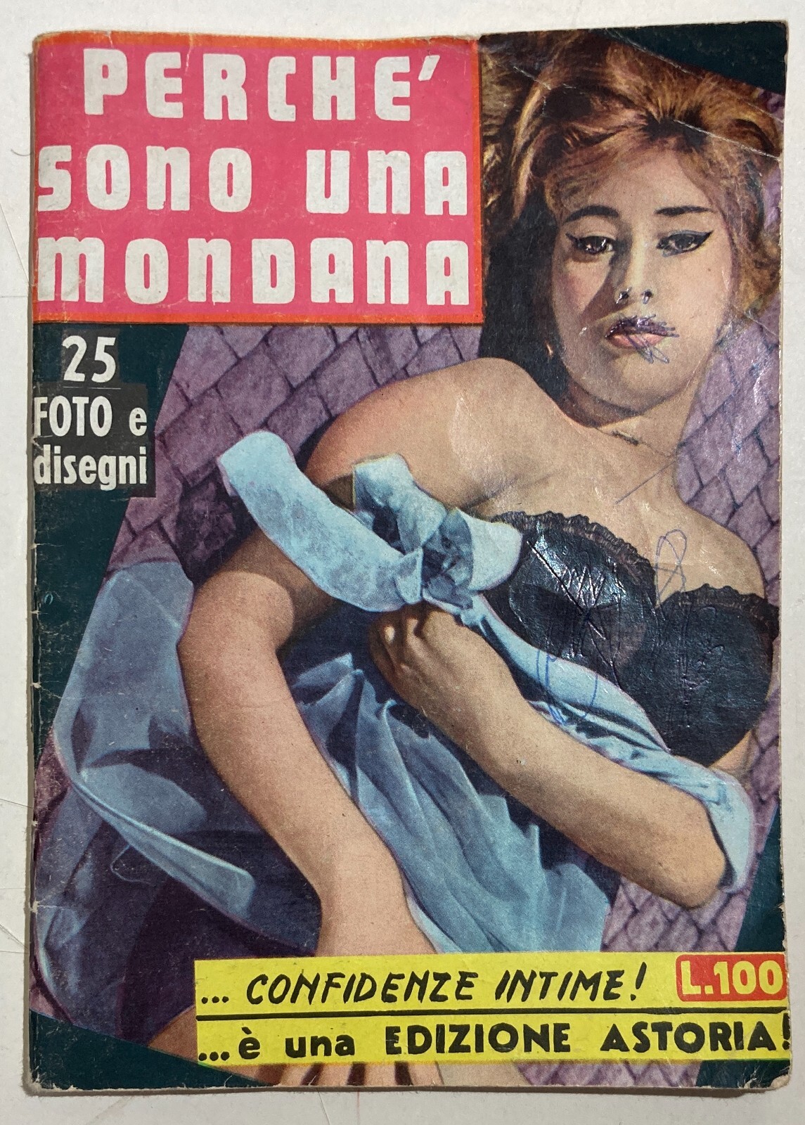 Prostituzione, Milano, Elsa Lavier, Malavita, Edizione d'Epoca Illustrata, 1961