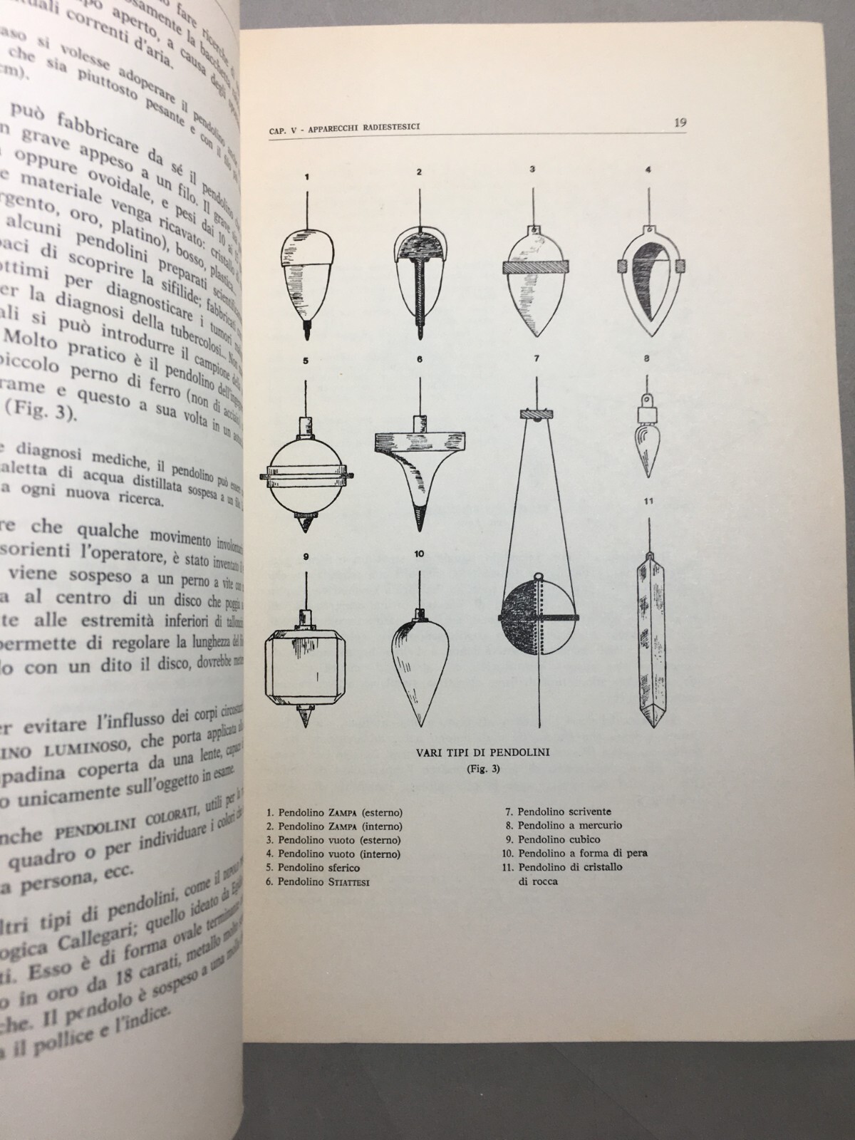 Radiestesia, Medicina E Diagnostica Medica Applicata: Manuale Illustrato Di Fernando Bortone (1978)