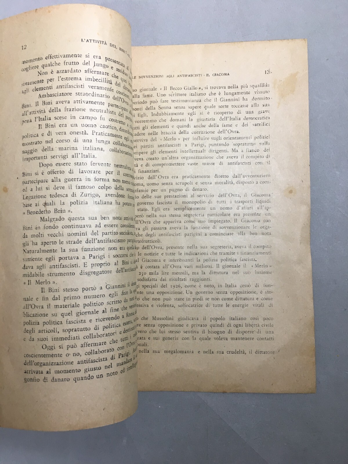 Intrighi E Delitti Dell'OVRA. Fascismo E Antifascismo