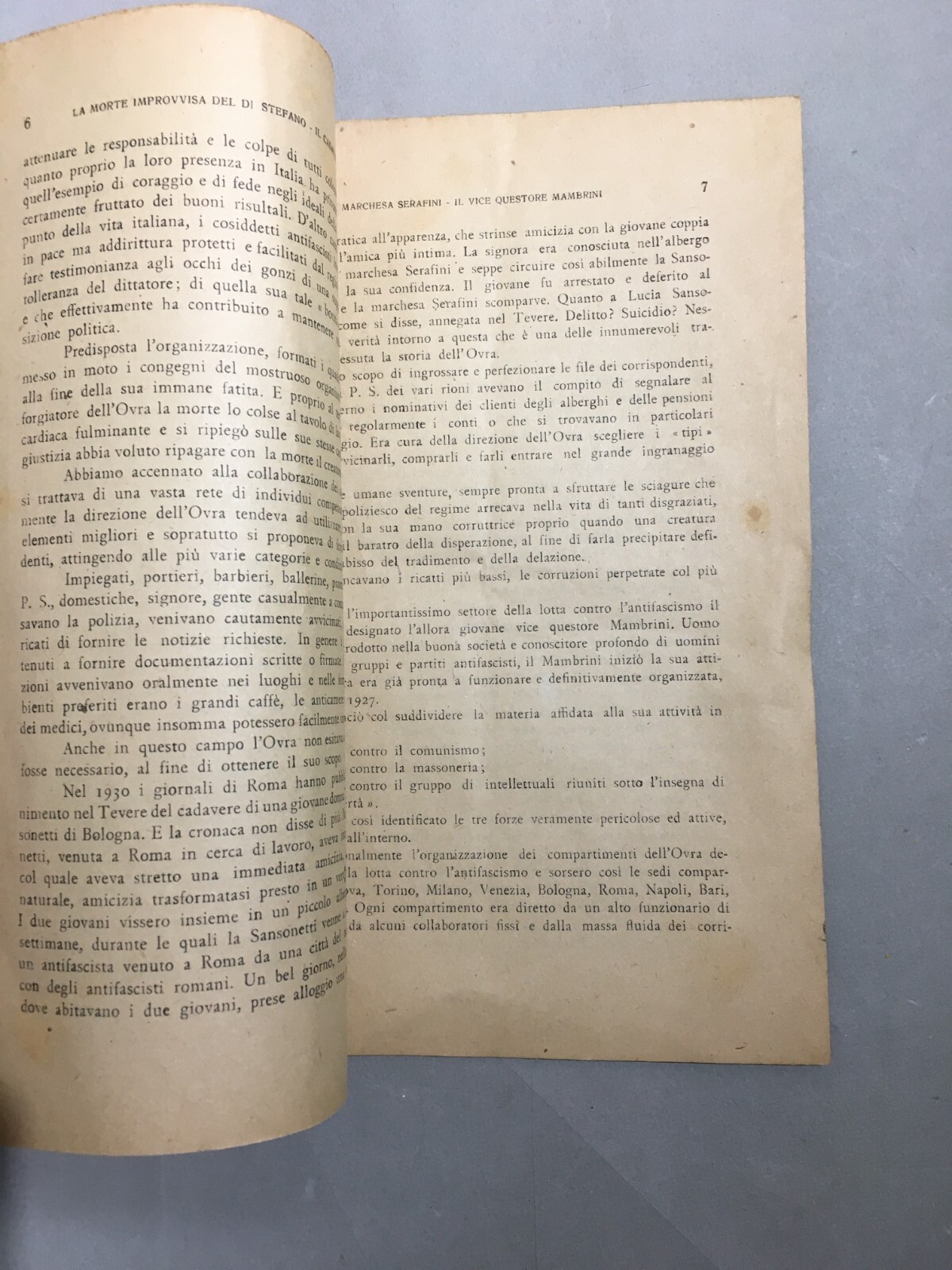 Intrighi E Delitti Dell'OVRA. Fascismo E Antifascismo