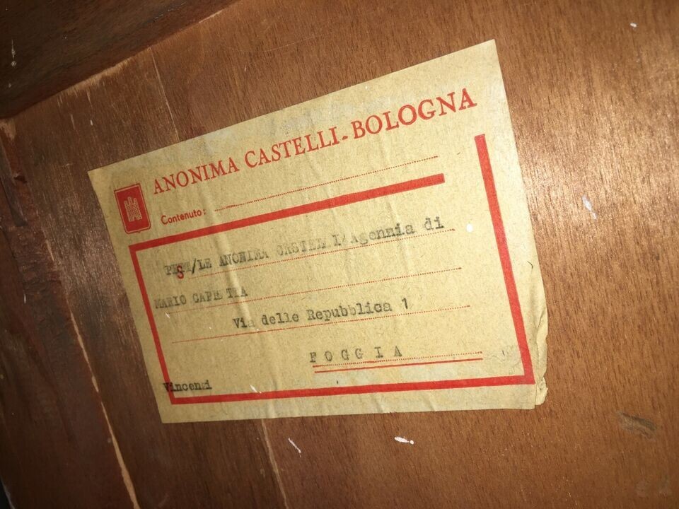 Mobile Cassettiera Anni '60, Designer Castelli, Bologna