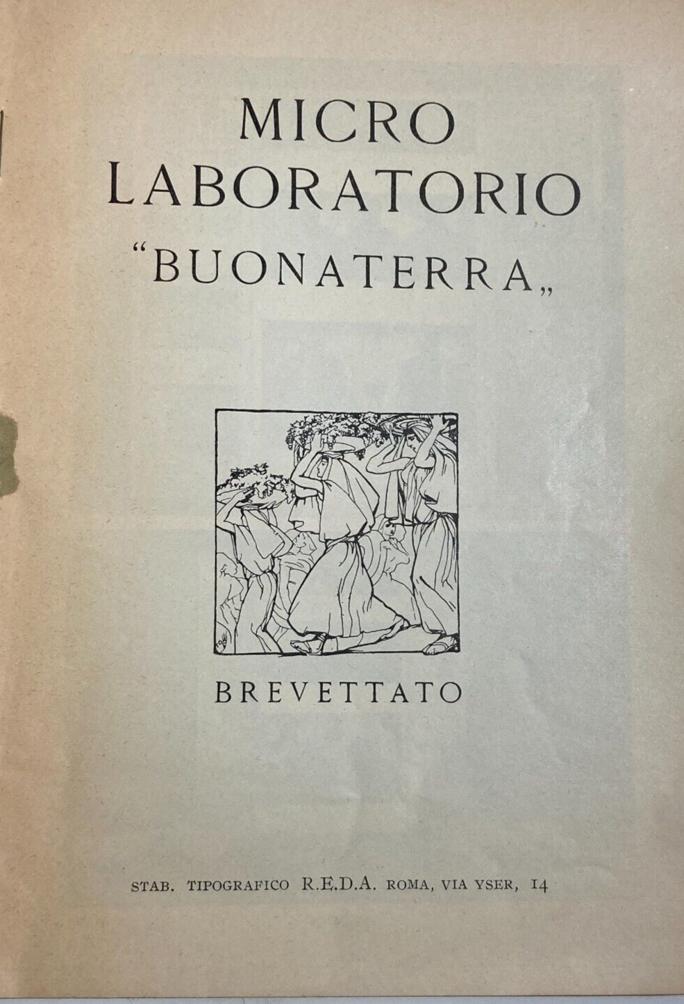 Agricoltura, Chimica Agraria, Buonaterra: Micro Laboratorio Per Analisi Illustrato
