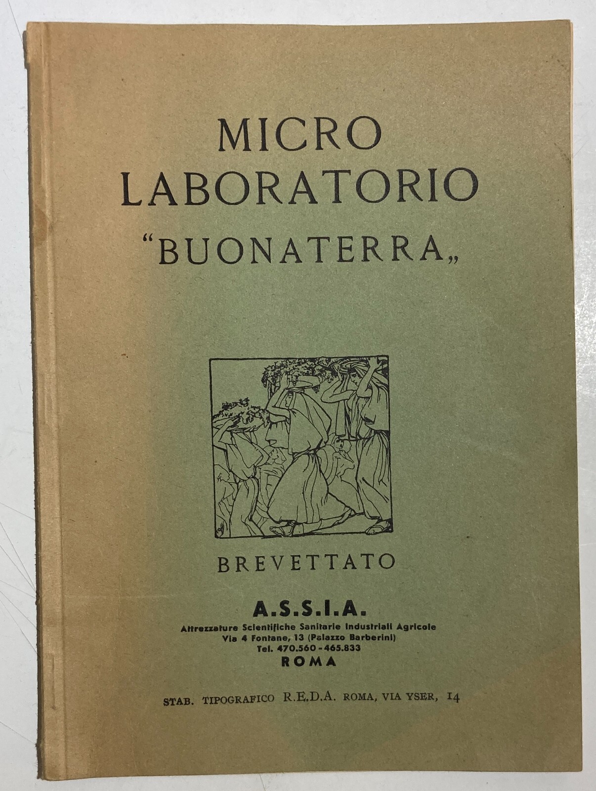 Agricoltura, Chimica Agraria, Buonaterra: Micro Laboratorio Per Analisi Illustrato