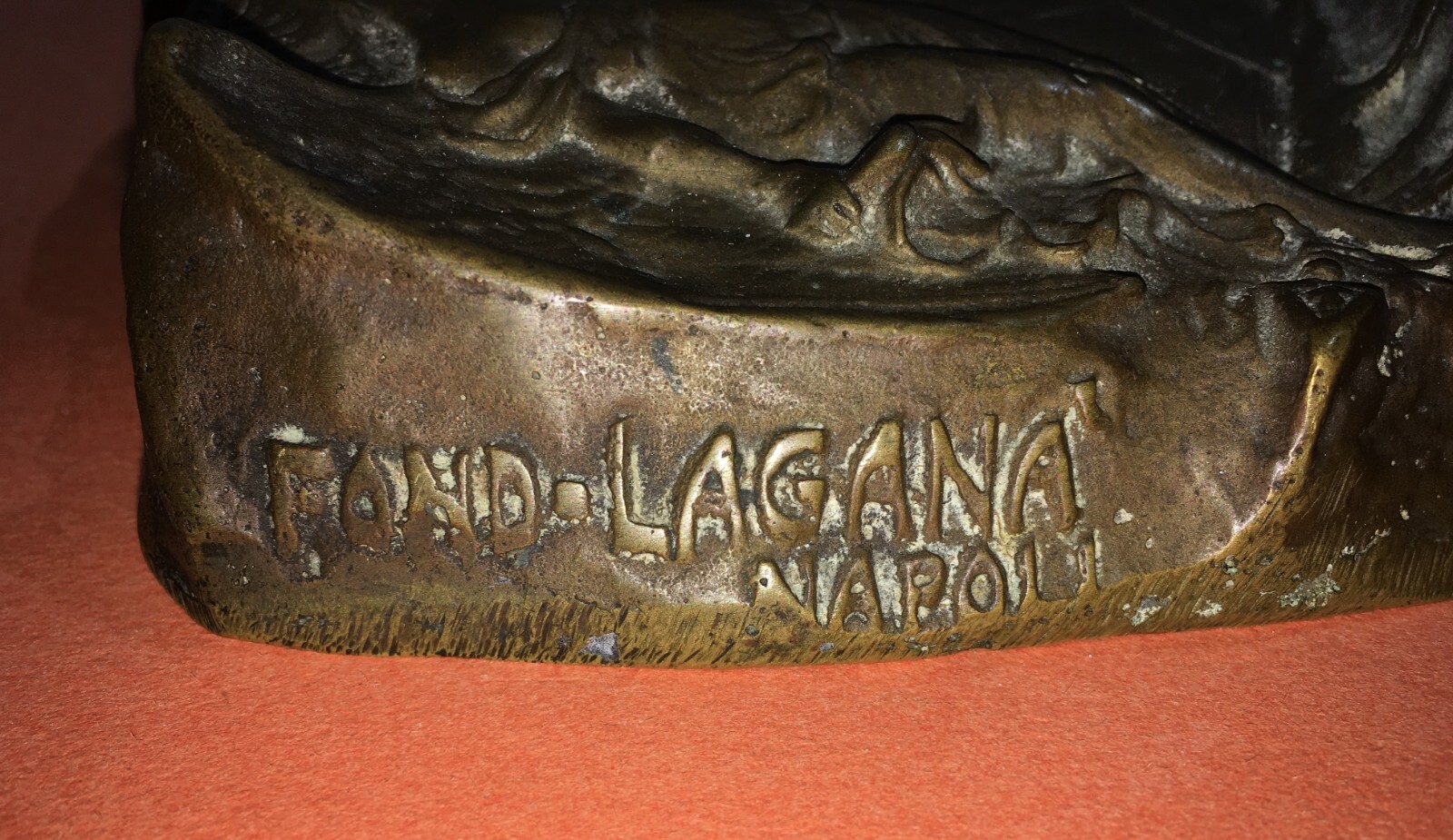 Militaria: Grande Guerra, Diaz, Vittoria Alata, 1918, Scultura Laganà, Napoli