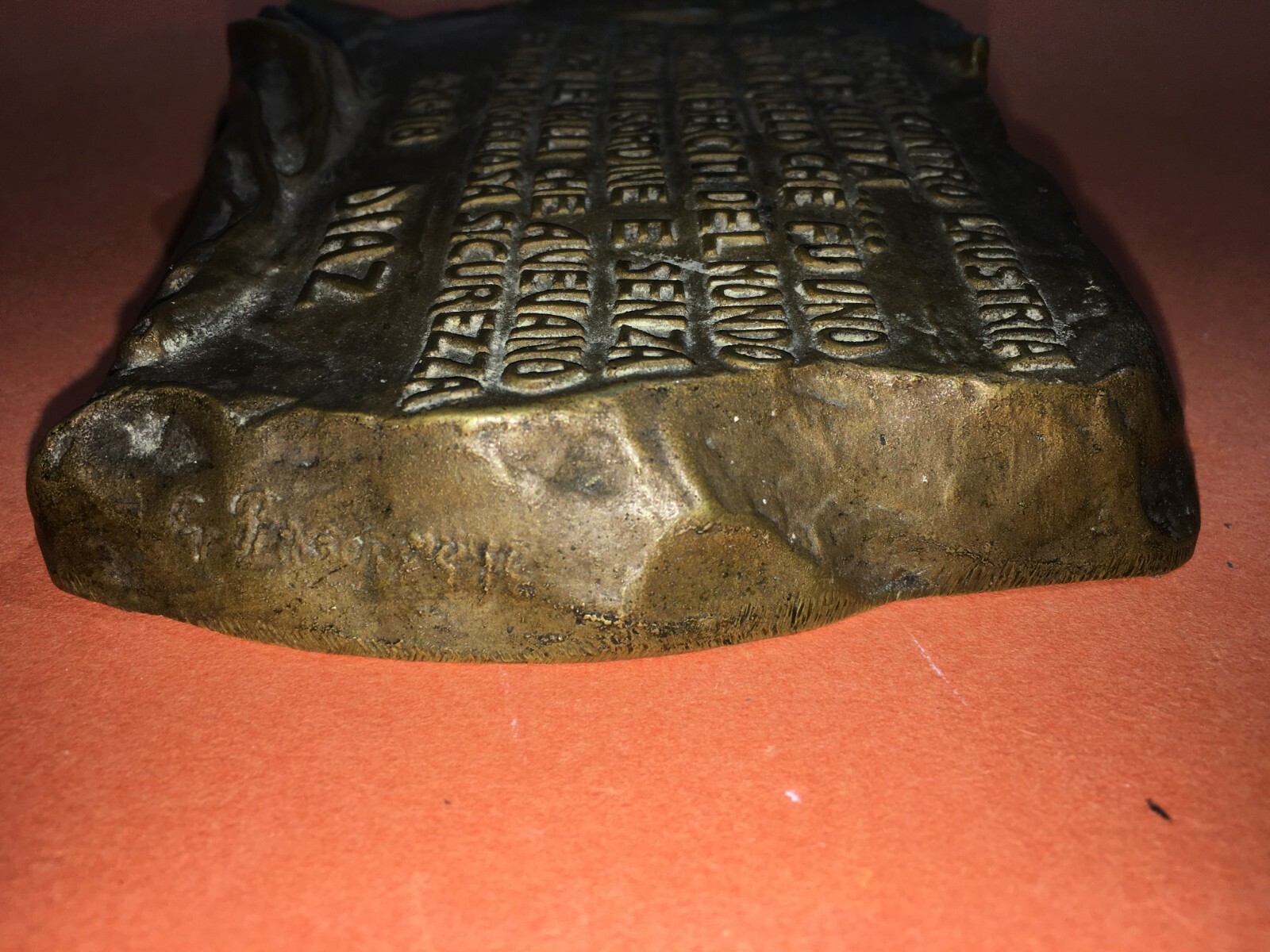 Militaria: Grande Guerra, Diaz, Vittoria Alata, 1918, Scultura Laganà, Napoli