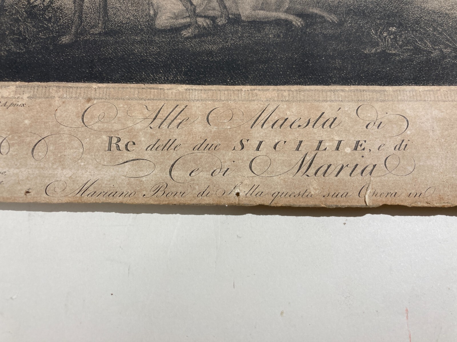 Napoli: Ritratto Della Famiglia Di Ferdinando IV E Maria Carolina. Incisore Bovi Da Angelica Kauffmann, 1790