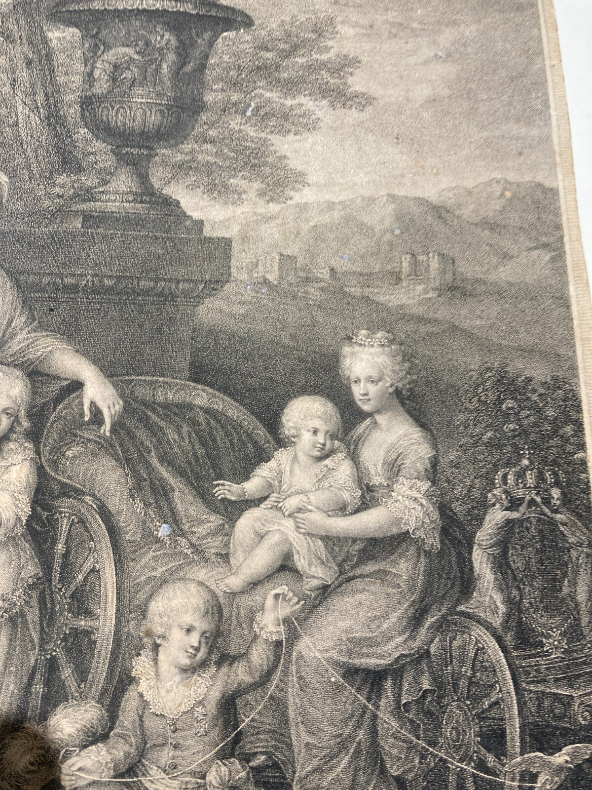 Napoli: Ritratto Della Famiglia Di Ferdinando IV E Maria Carolina. Incisore Bovi Da Angelica Kauffmann, 1790
