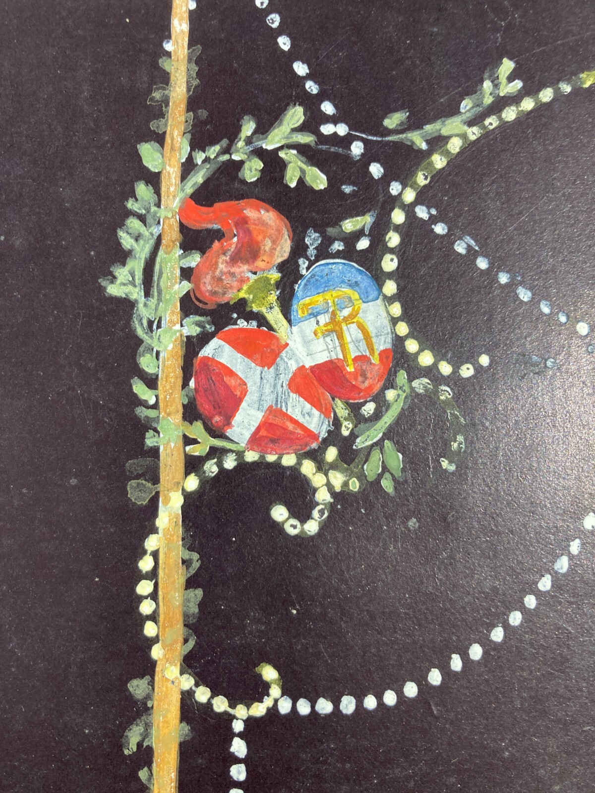 Araldica, Militaria, Allegoria: Bozzetto Artistico Decorativo d'Epoca