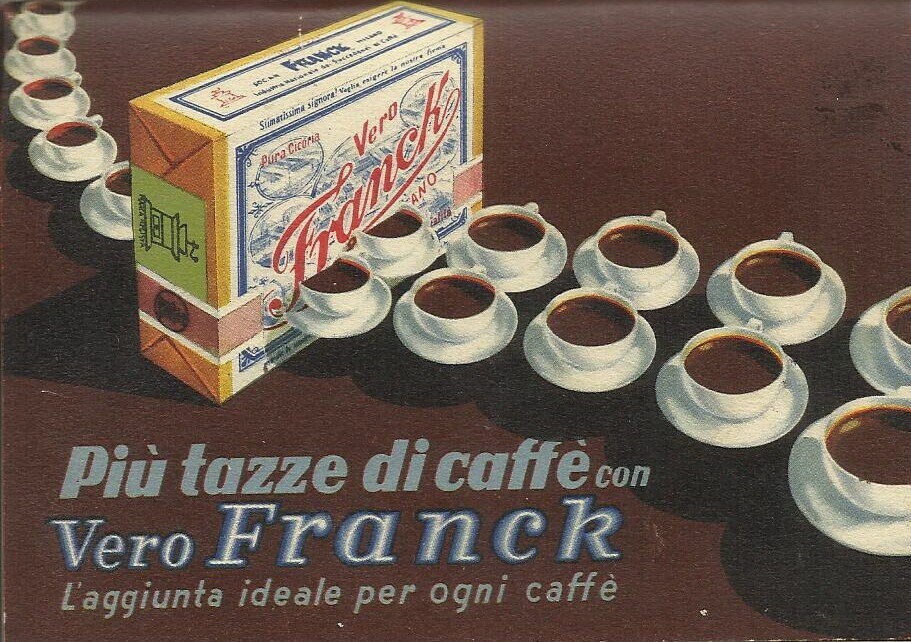 Cucina E Caffè: Vademecum Franck, Calendario 1939, Pubblicità Succedanei Caffè