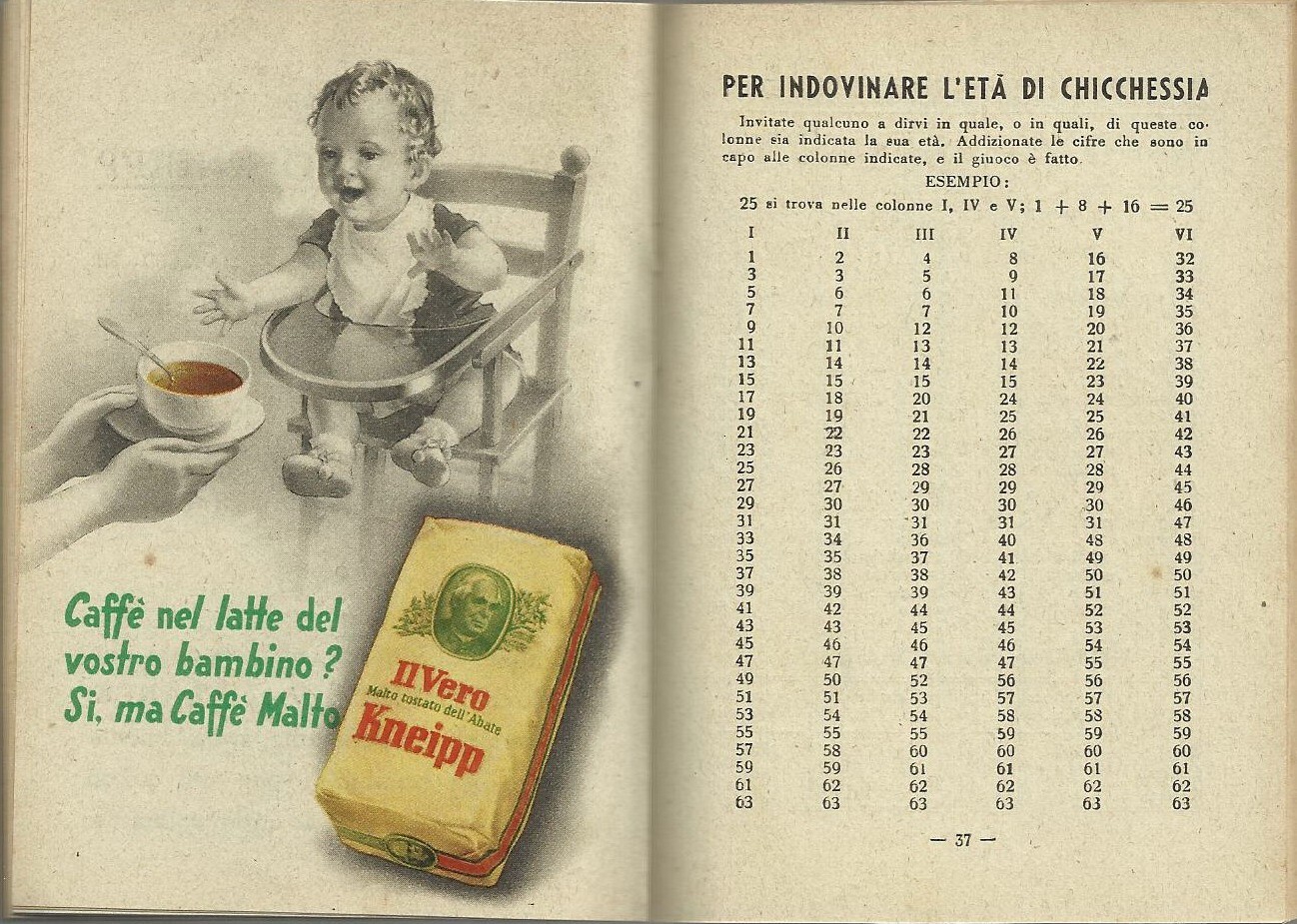 Cucina E Caffè: Vademecum Franck, Calendario 1939, Pubblicità Succedanei Caffè