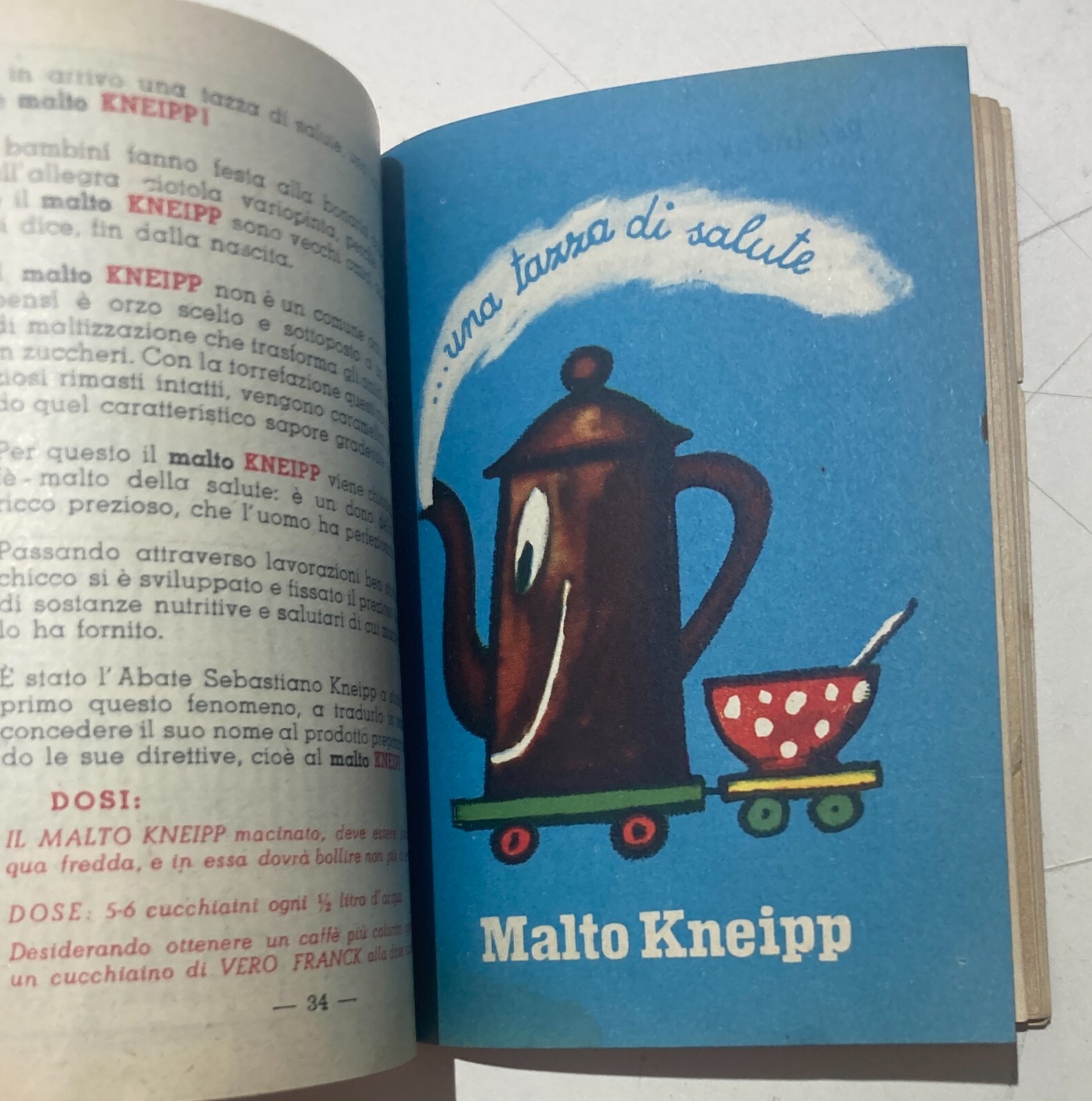 Cucina E Caffè: Vademecum Franck, Calendario 1957, Miscela Leone, Malto Kneipp