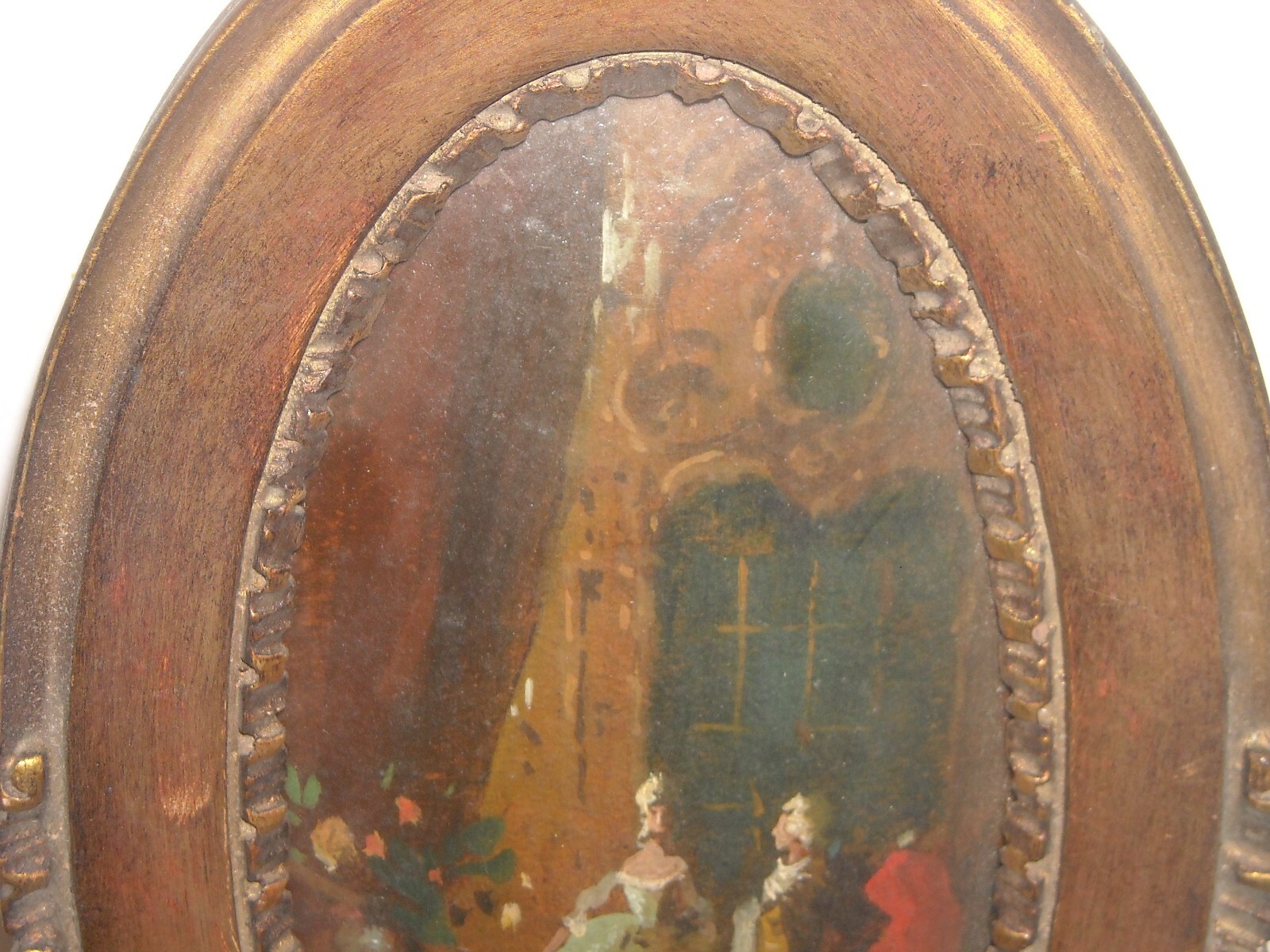 Dipinto d'Epoca   Artista Danieli   Interno Di Palazzo Veneziano