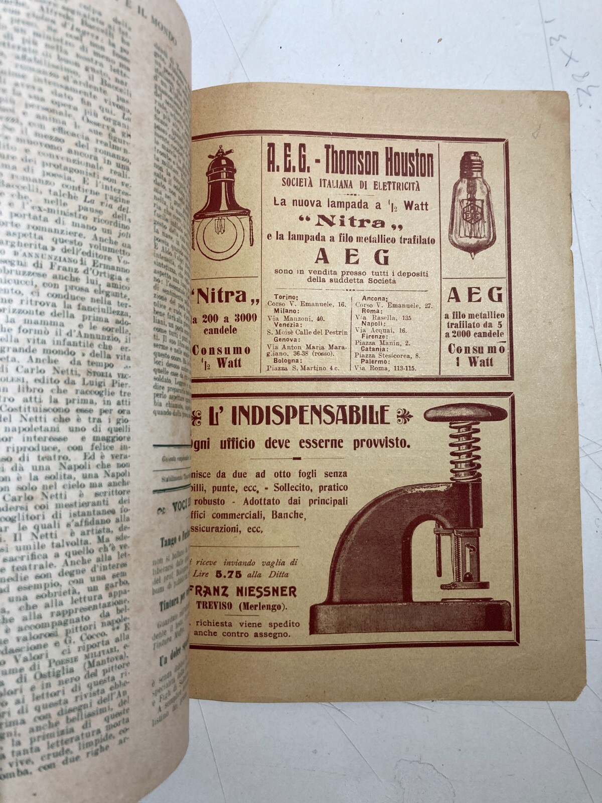 Noi E Il Mondo   Rivista Mensile De La Tribuna, 1 Febbraio 1915   Illustrazioni Di Mario Sironi