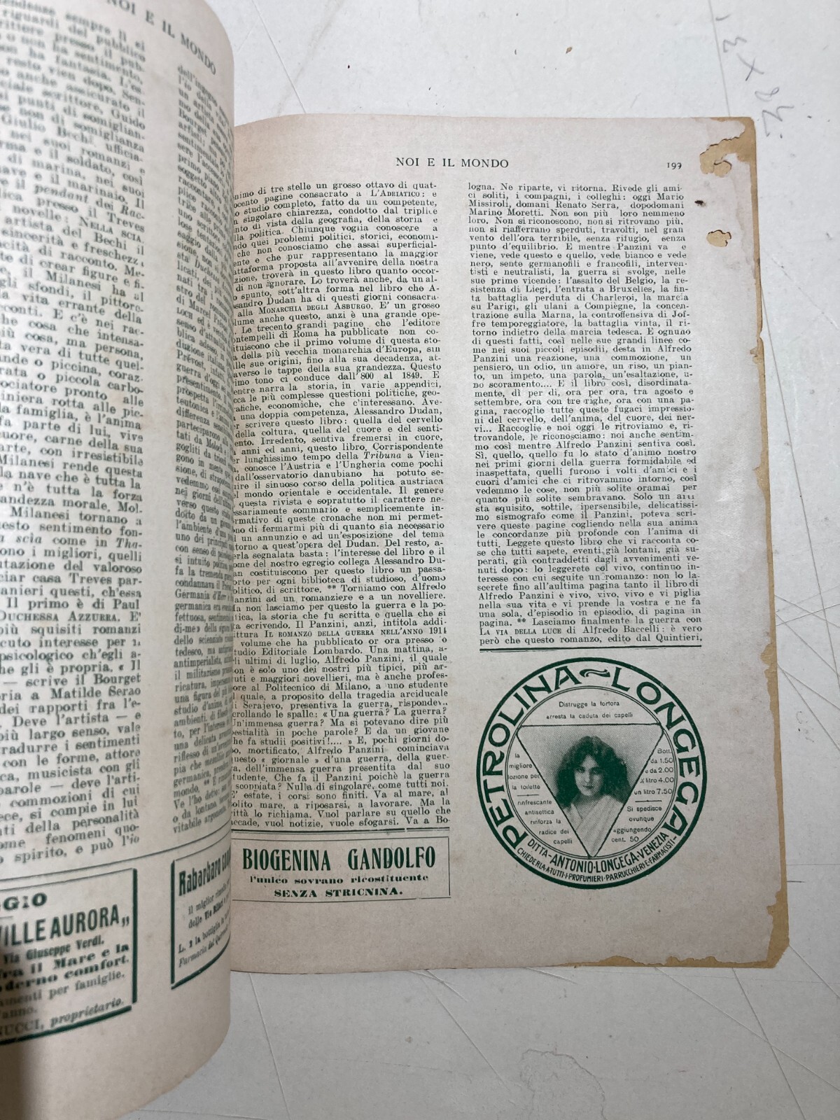 Noi E Il Mondo   Rivista Mensile De La Tribuna, 1 Febbraio 1915   Illustrazioni Di Mario Sironi