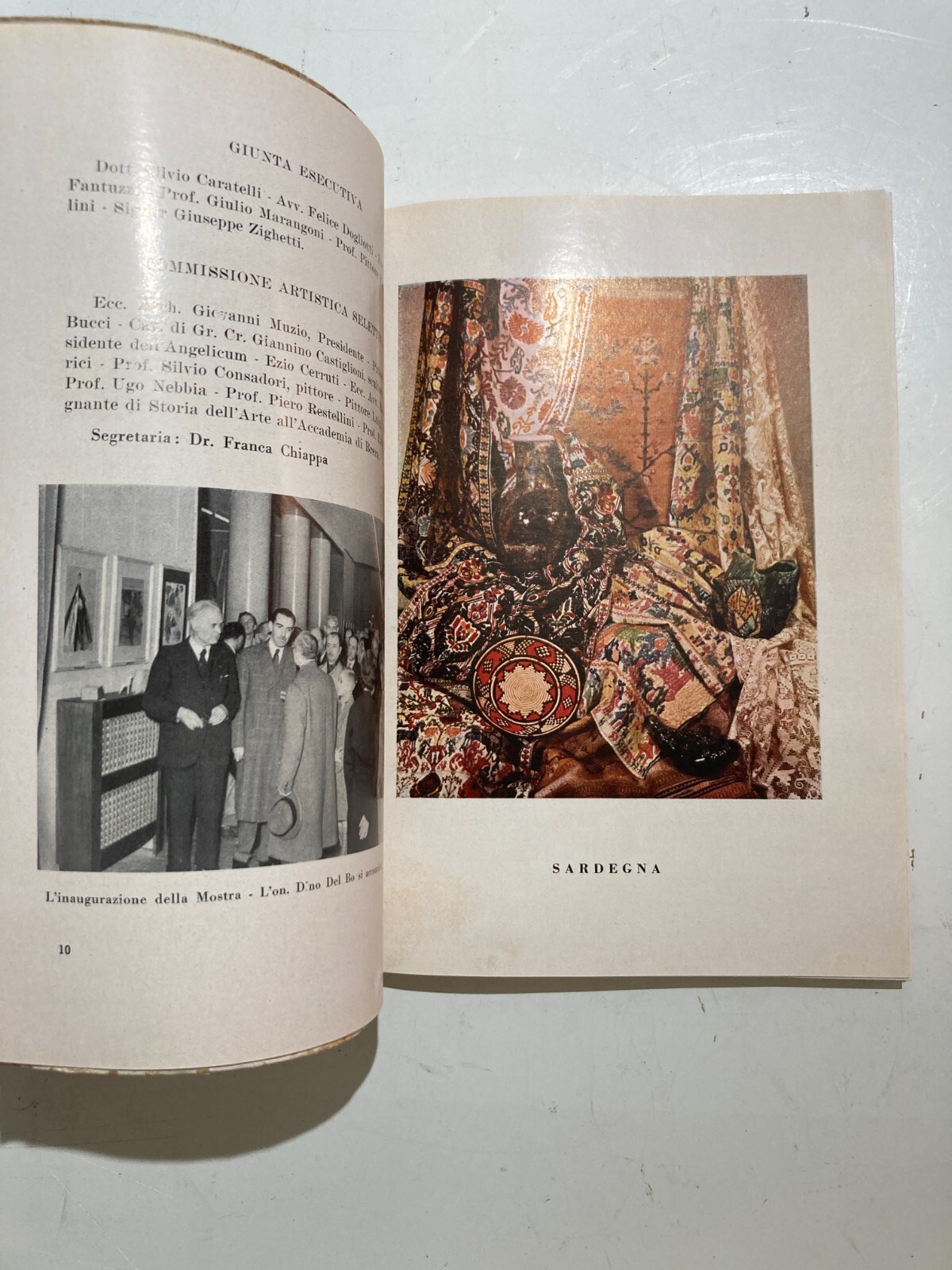 Arte E Artigianato Artistico: Vetri, Tessuti, Ricami, Ceramiche, Sculture Cataloghi Mostra 1951
