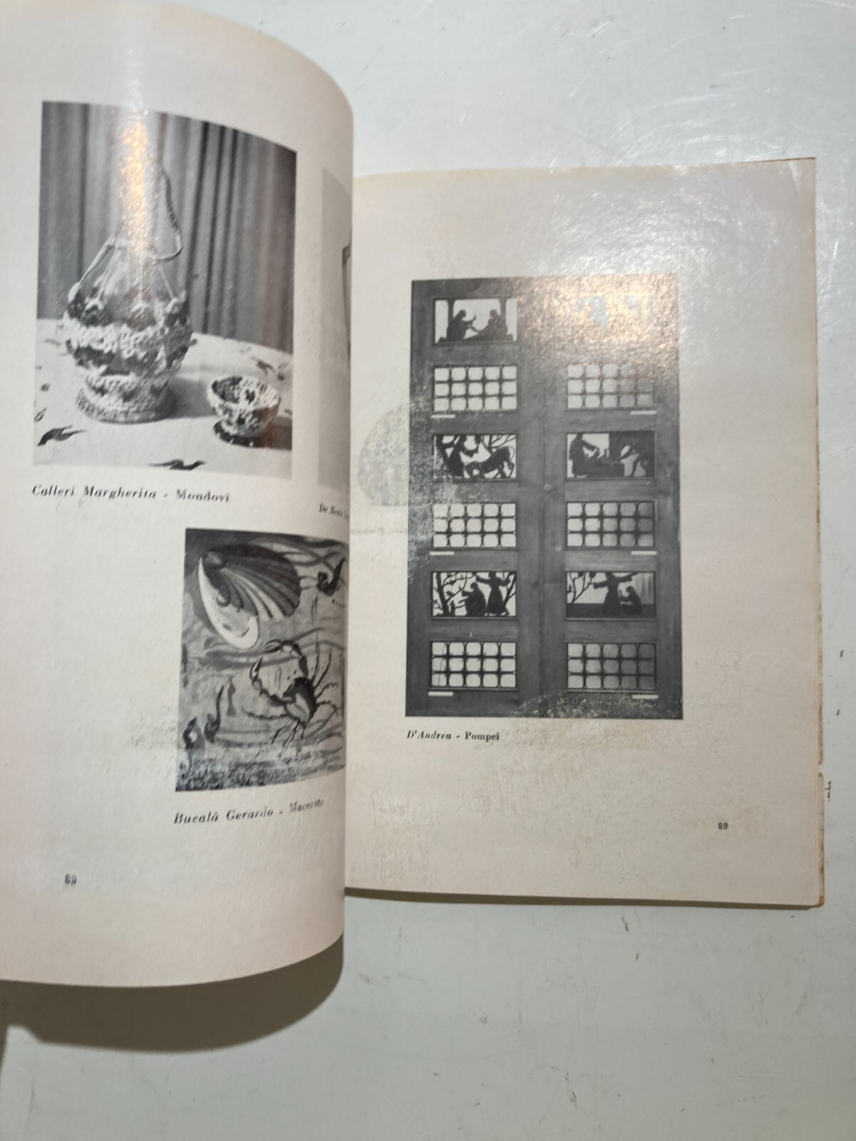 Arte E Artigianato Artistico: Vetri, Tessuti, Ricami, Ceramiche, Sculture Cataloghi Mostra 1951