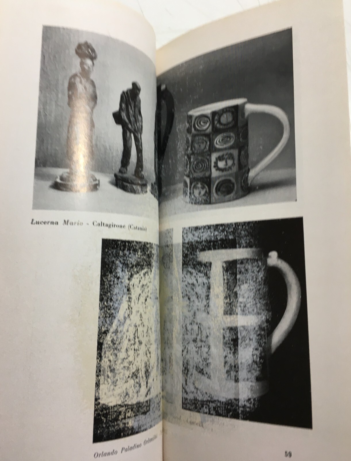 Arte E Artigianato Artistico: Vetri, Tessuti, Ricami, Ceramiche, Sculture Cataloghi Mostra 1951