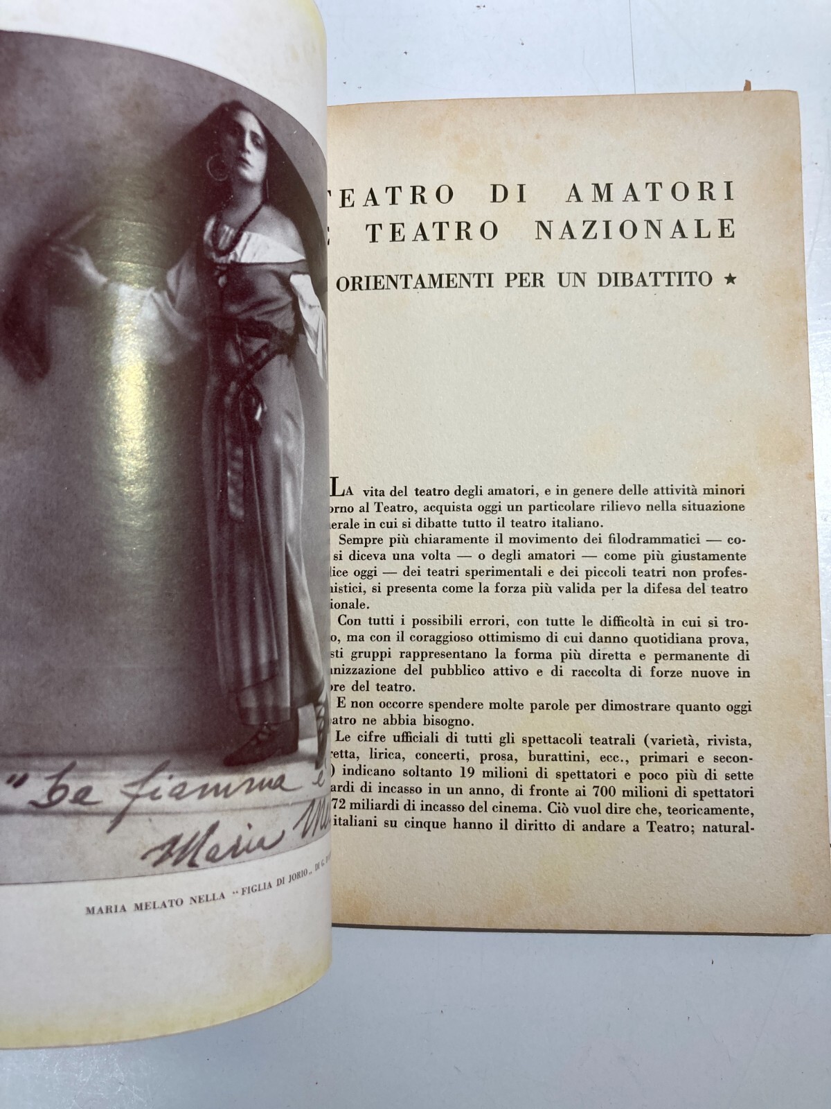 III Rassegna Nazionale d'Arte Drammatica 'Premio Maria Melato', Reggio Emilia 1953
