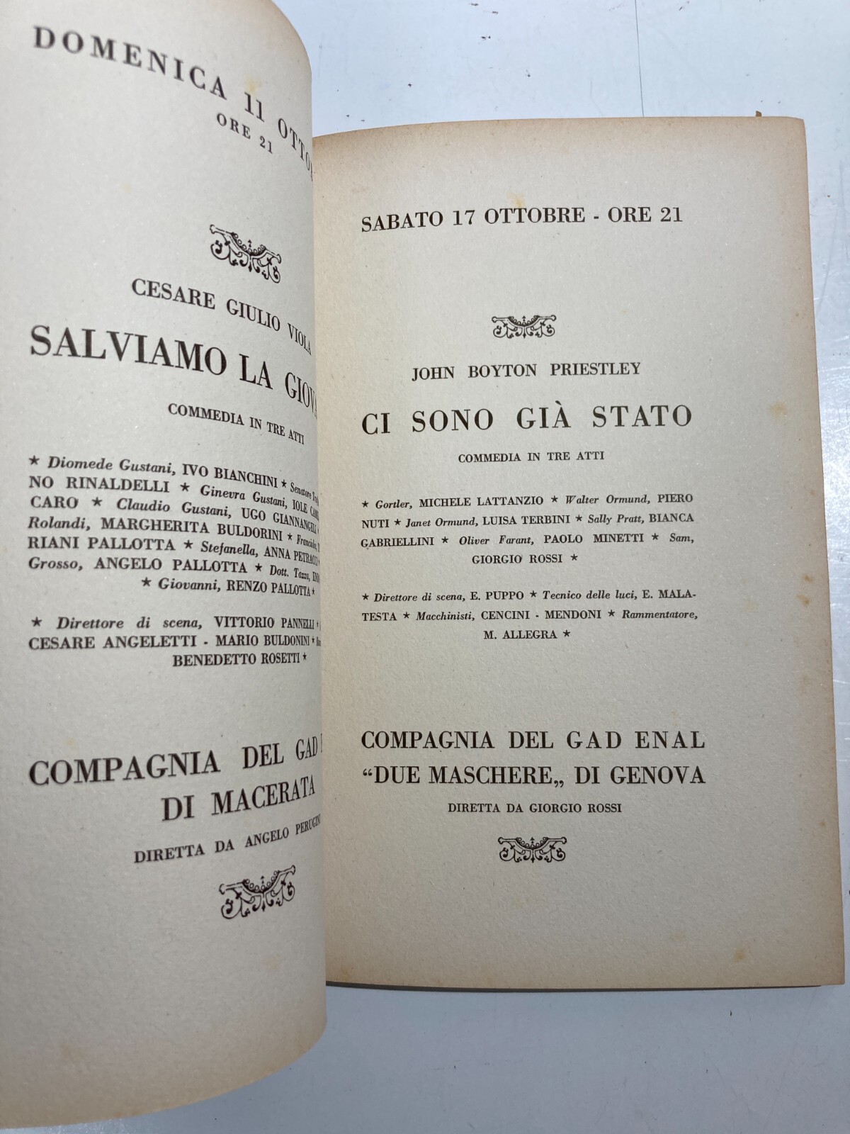 III Rassegna Nazionale d'Arte Drammatica 'Premio Maria Melato', Reggio Emilia 1953