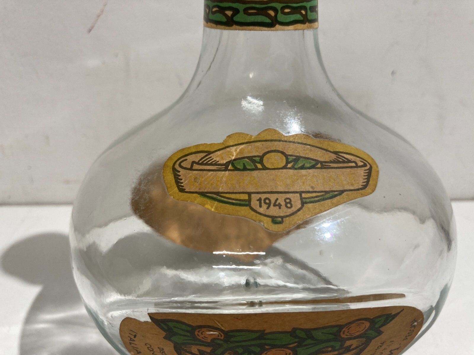 1948 Bottiglia Pubblicitaria Liquore Aurum Pescara