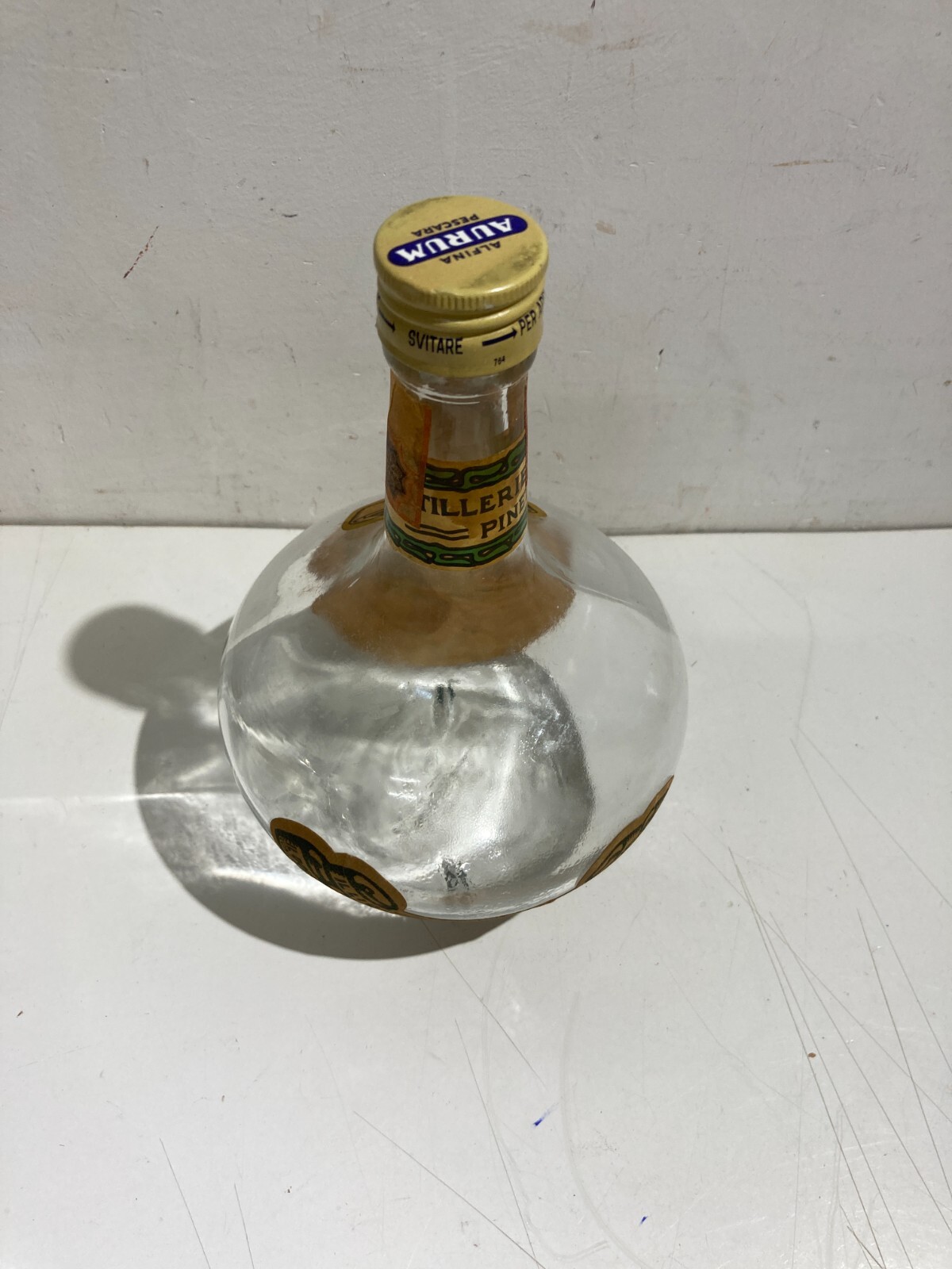 1948 Bottiglia Pubblicitaria Liquore Aurum Pescara