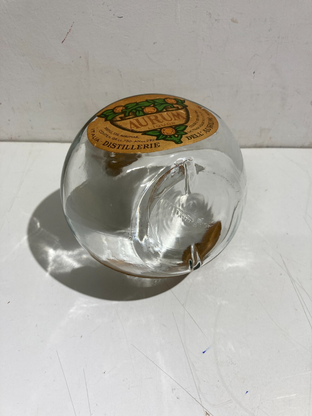 1948 Bottiglia Pubblicitaria Liquore Aurum Pescara