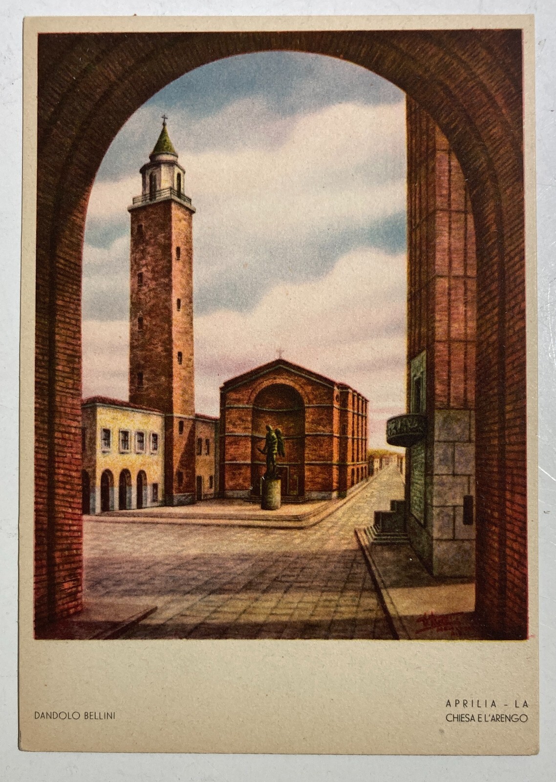 Agro Pontino: Architettura Di Regime, Aprilia. Chiesa E Arengo, Dandolo Bellini