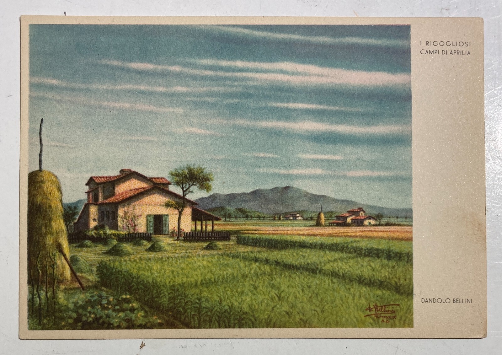 Agro Pontino: Architettura Di Regime, Aprilia. Chiesa E Arengo, Dandolo Bellini
