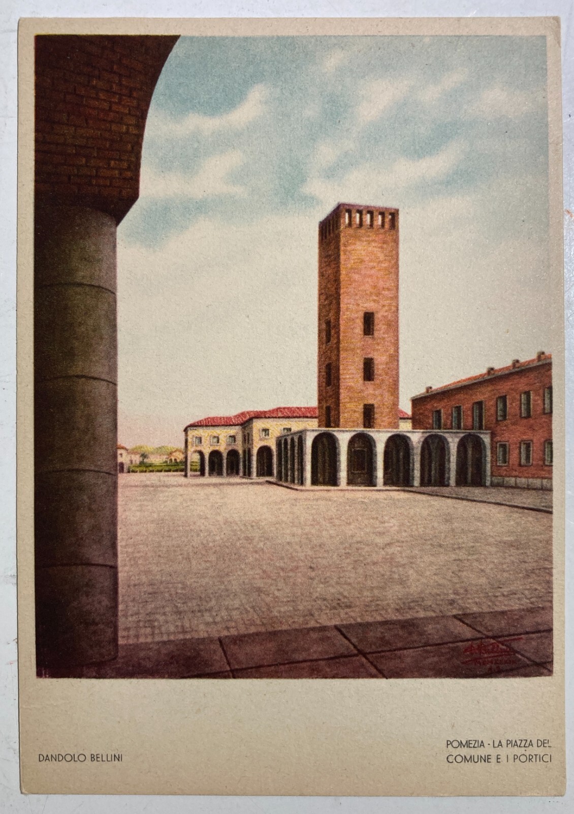 Agro Pontino: Architettura Di Regime, Dandolo Bellini, Municipio Di Pomezia