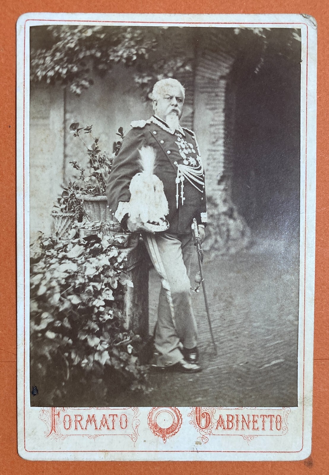 Militaria: Antica Fotografia Originale Di Un Militare In Divisa, Napoli, Vegliante