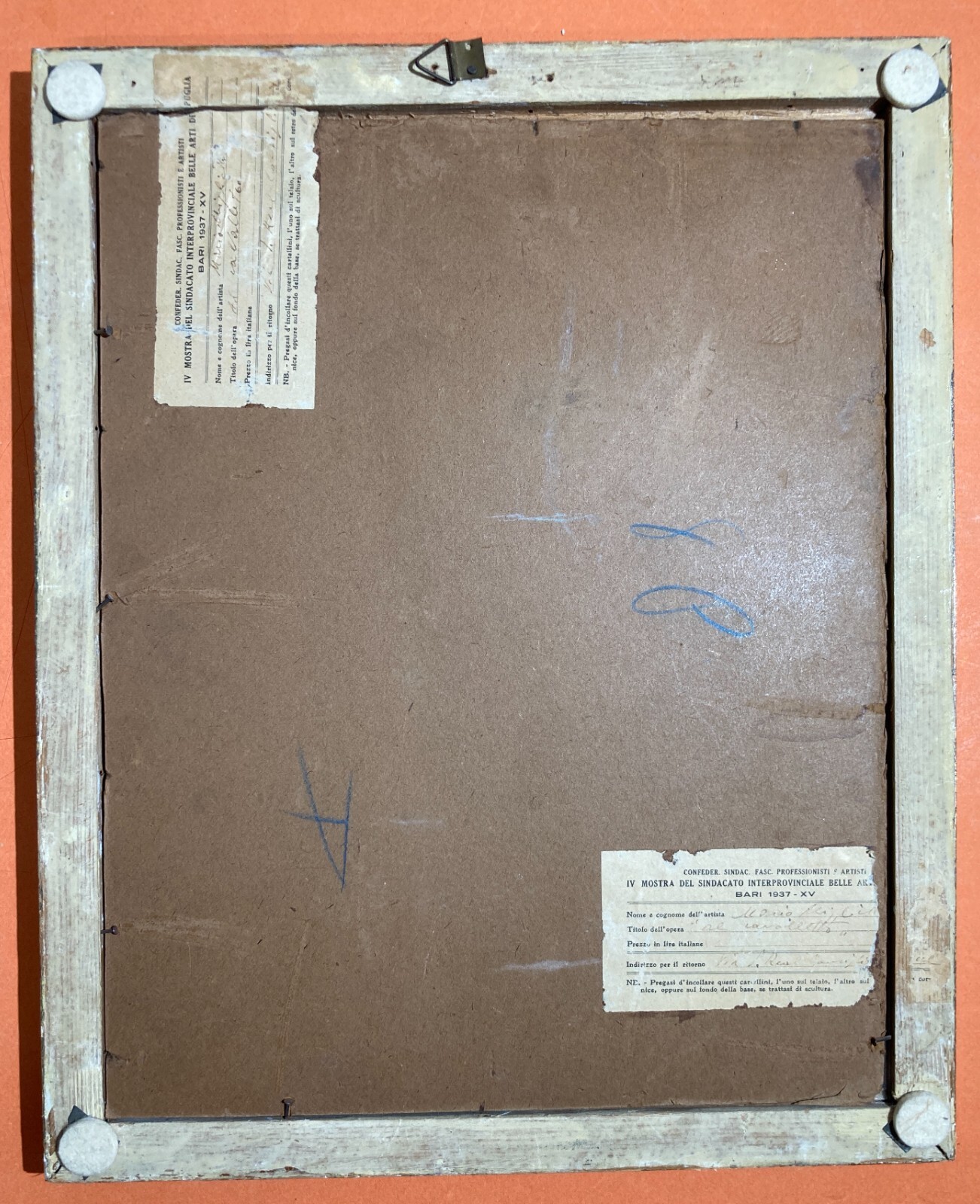 Mario Miglietta, Al Cavalletto. Monotipo Originale Del 1933