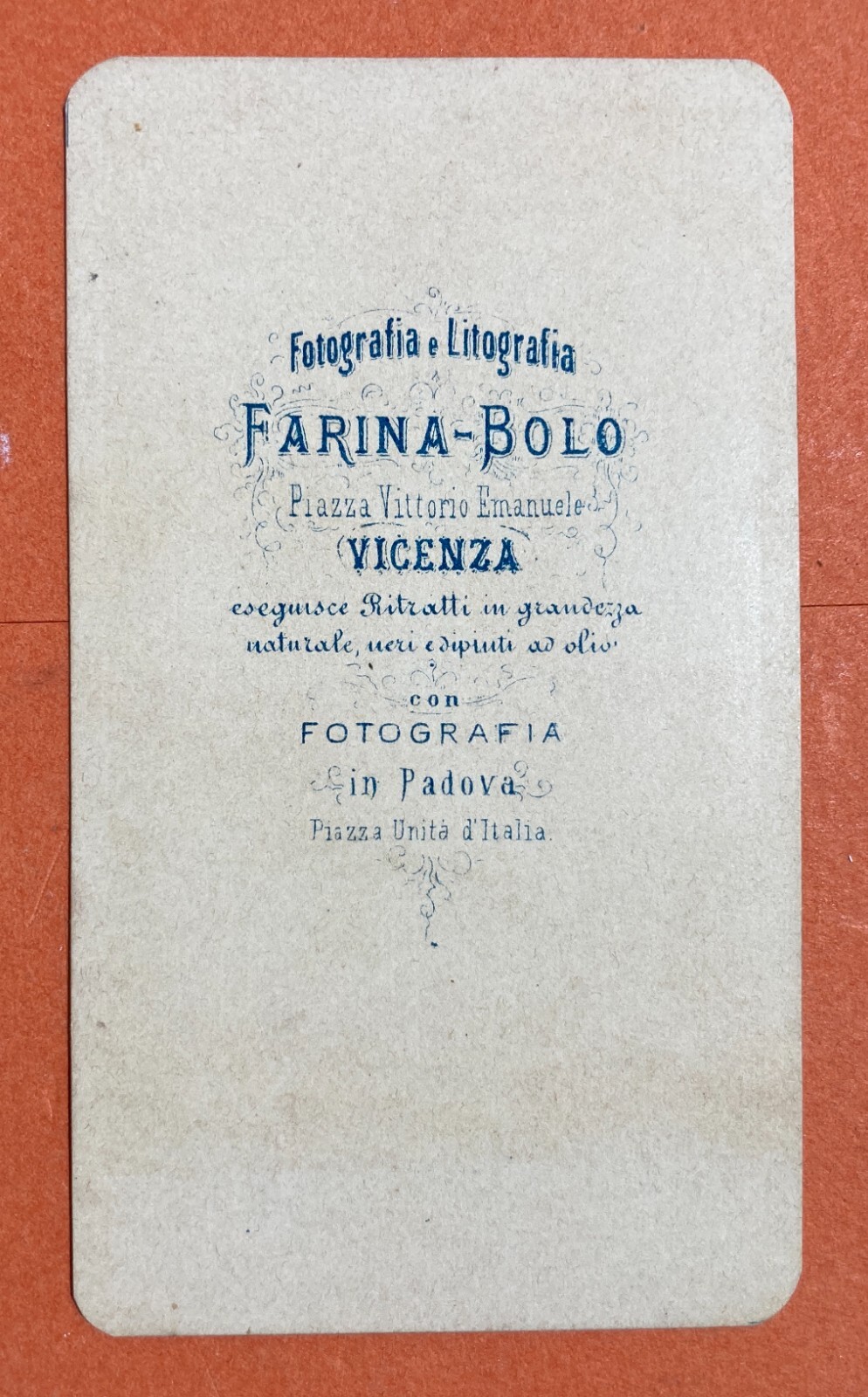 Ritratto Di Militare Con Berretto E Spada   Foto Originale Farina E Bolo