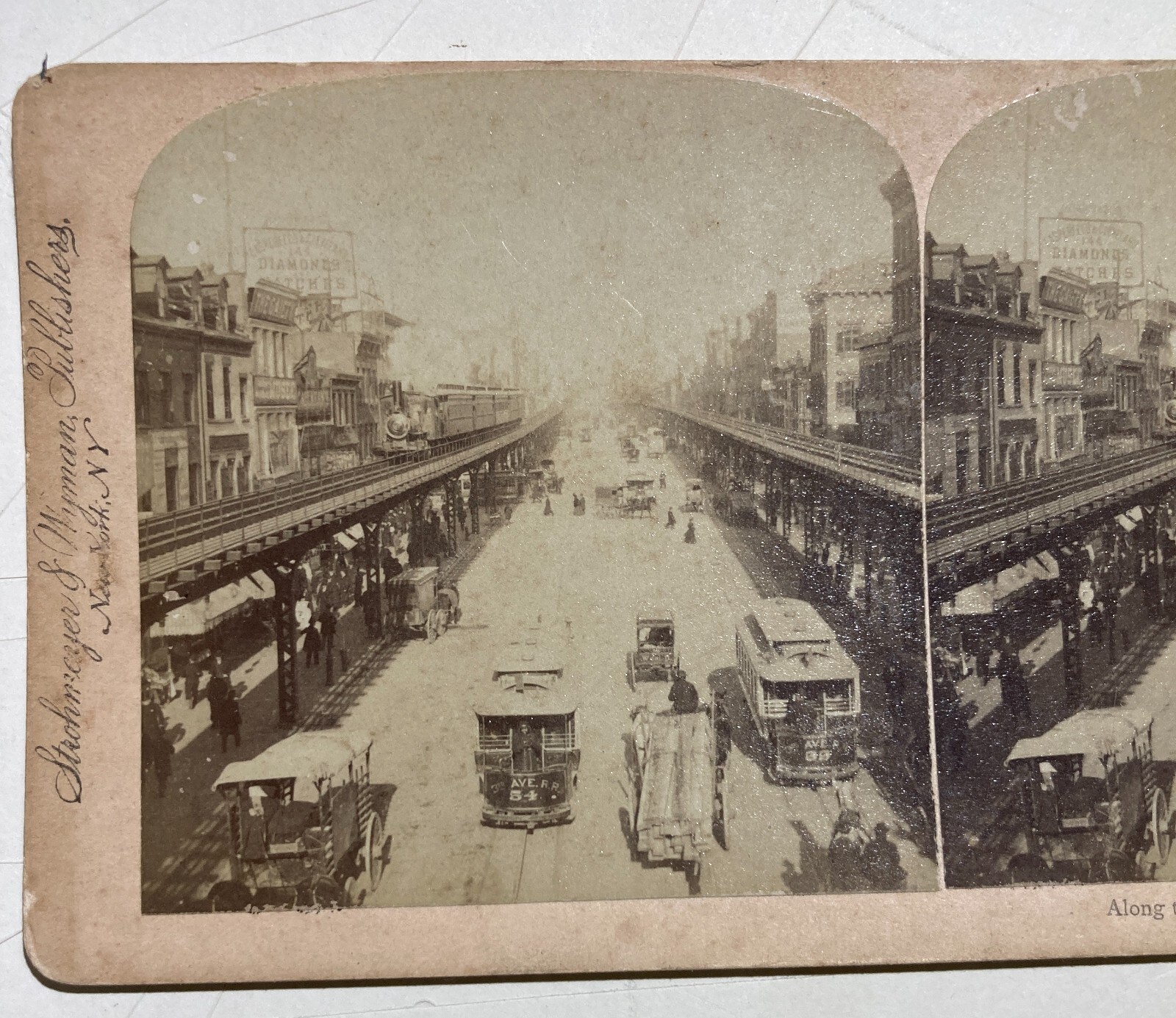Fotografie Da Collezione: New York, 1896, Underwood, Bowery, Strohmeyer & Wyman (rara)