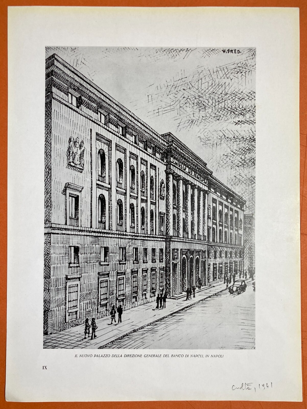Genova Cornigliano: Acciaierie Siac E Palazzo Banco Di Napoli, Pubblicità (1941)